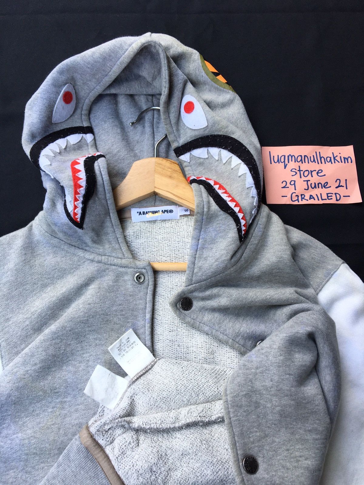 Bape Shark Hoodie Jacket Size US S / EU 44-46 / 1 - 12 Thumbnail