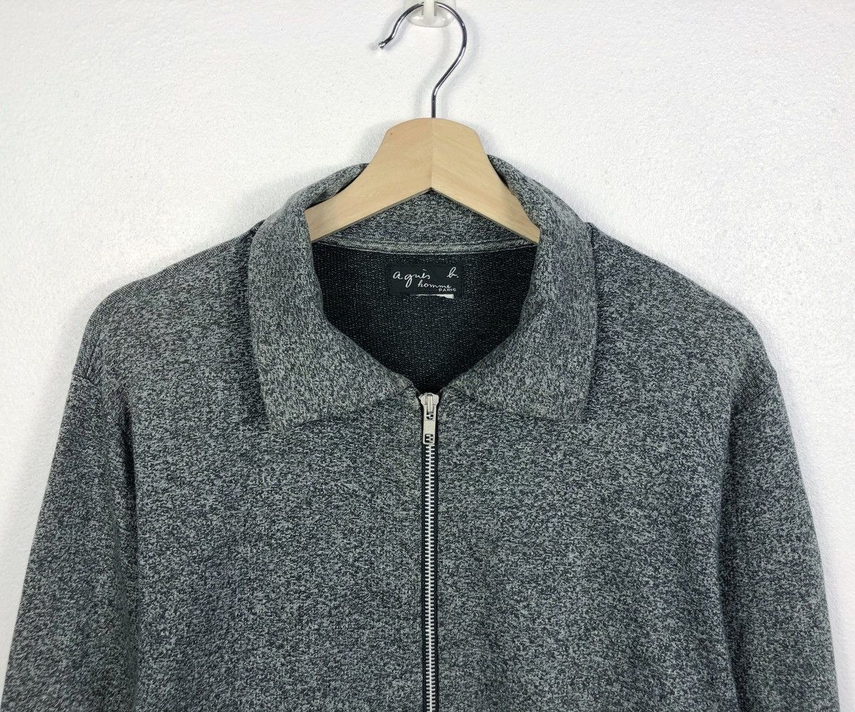 Agnes B. × Vintage Rare Vintage Agnes B Homme Zipper Sweater | Grailed
