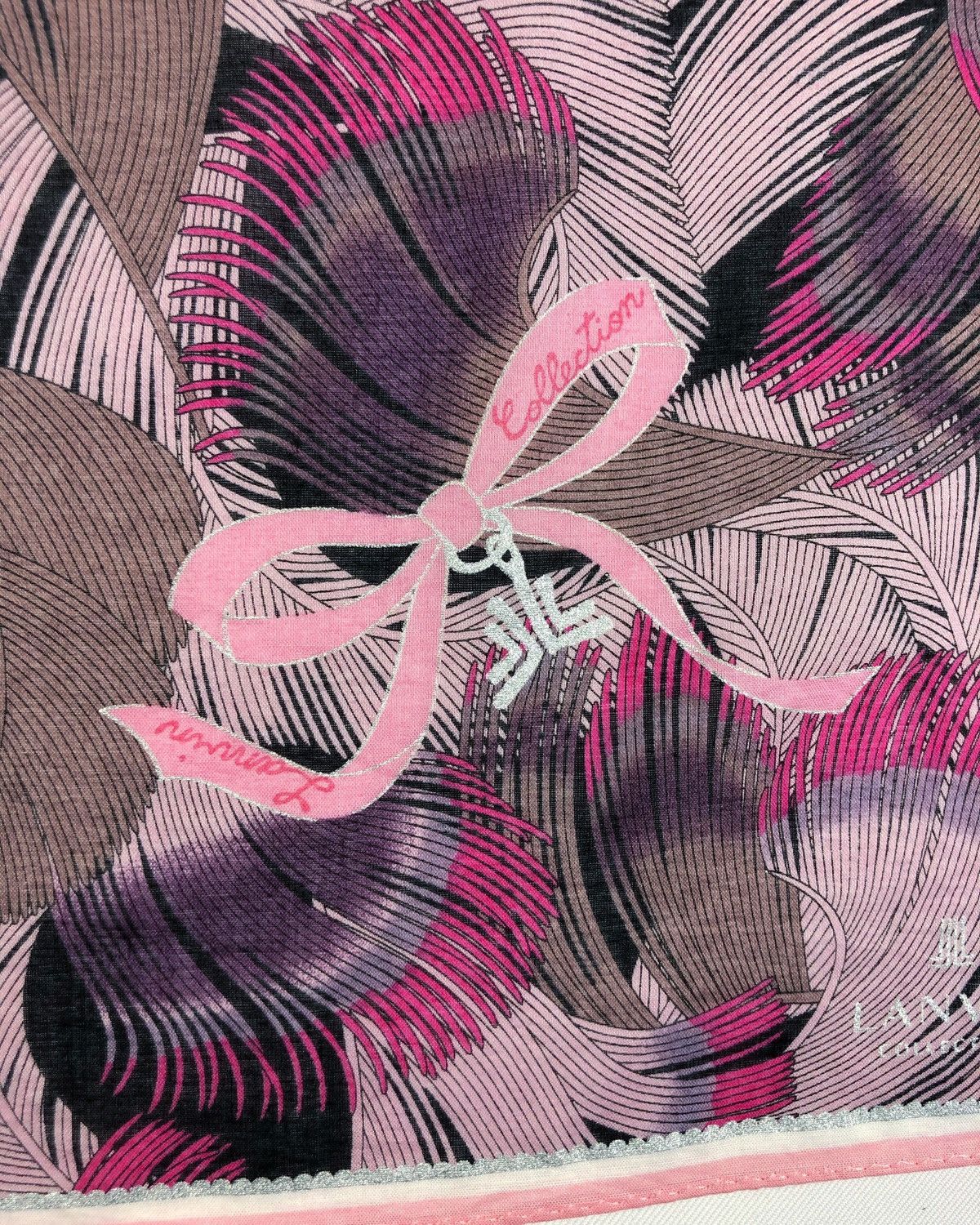 Lanvin Rare Vintage Lanvin Collection Handkerchief Scarf Size ONE SIZE - 4 Thumbnail