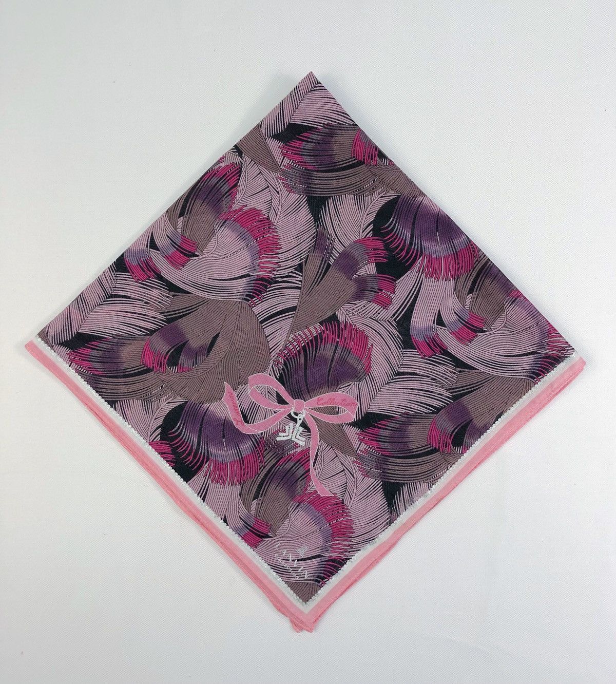 Lanvin Rare Vintage Lanvin Collection Handkerchief Scarf Size ONE SIZE - 1 Thumbnail