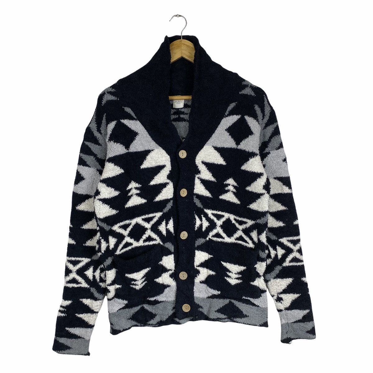Vintage Vintage ARH CALIFORNIA Navajo Design Fleece Sweater Jacket Size US M / EU 48-50 / 2 - 1 Thumbnail