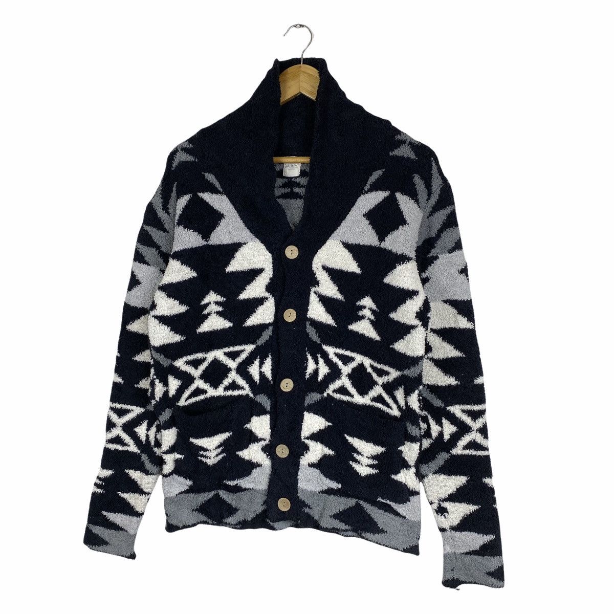 Vintage Vintage ARH CALIFORNIA Navajo Design Fleece Sweater Jacket Size US M / EU 48-50 / 2 - 4 Thumbnail