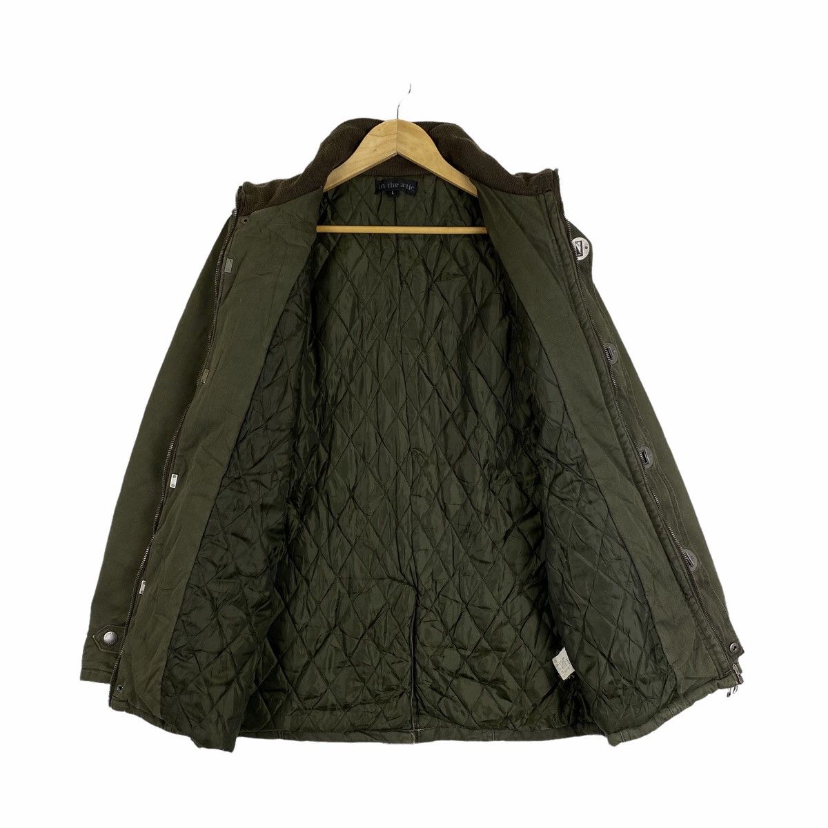 In The Attic Vintage IN THE ATTIC Japanese Brand Long Jacket Parka Size US S / EU 44-46 / 1 - 3 Thumbnail