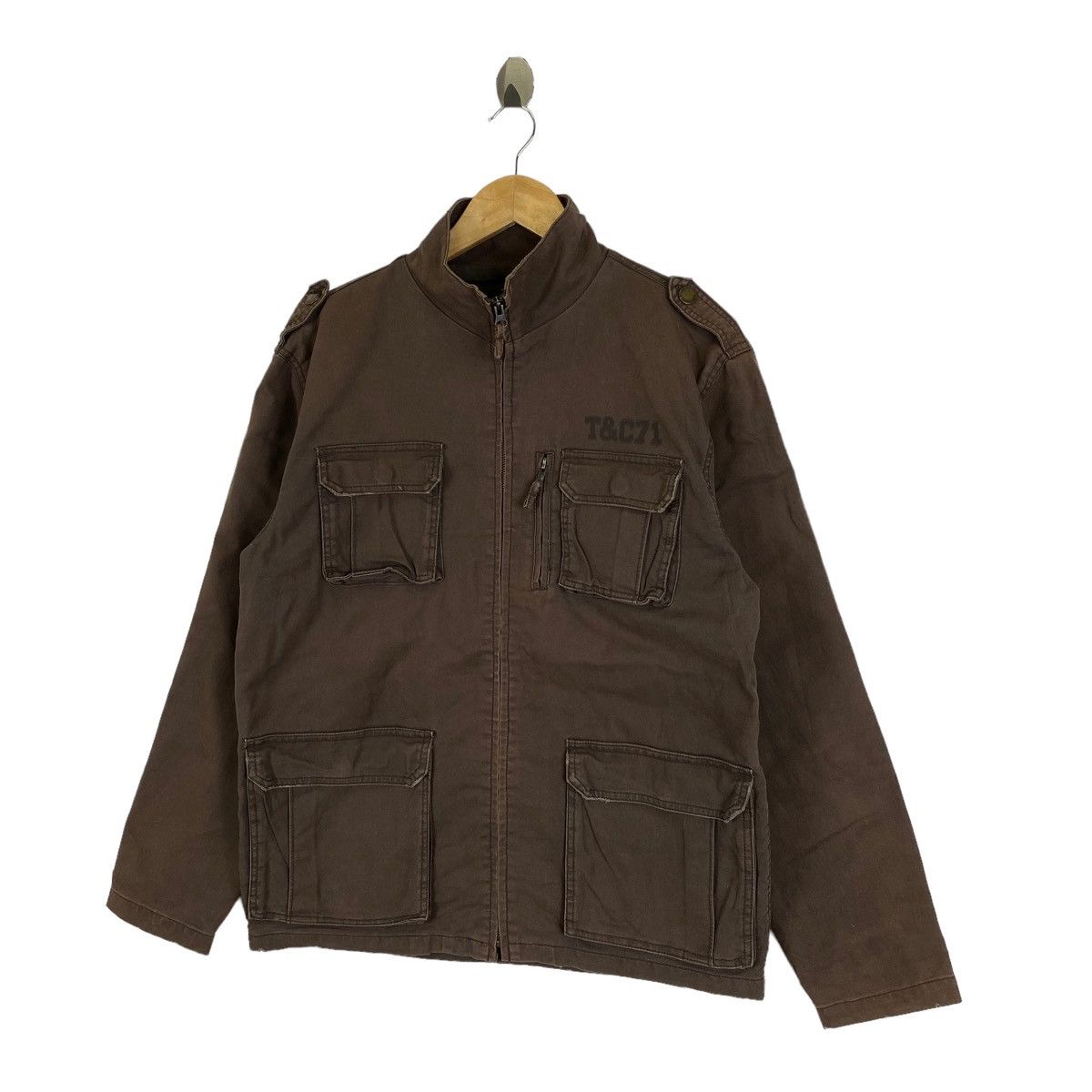 Vintage Vintage TOWN & COUNTRY Surf Designs Double Pocket Jacket Size US L / EU 52-54 / 3 - 4 Thumbnail