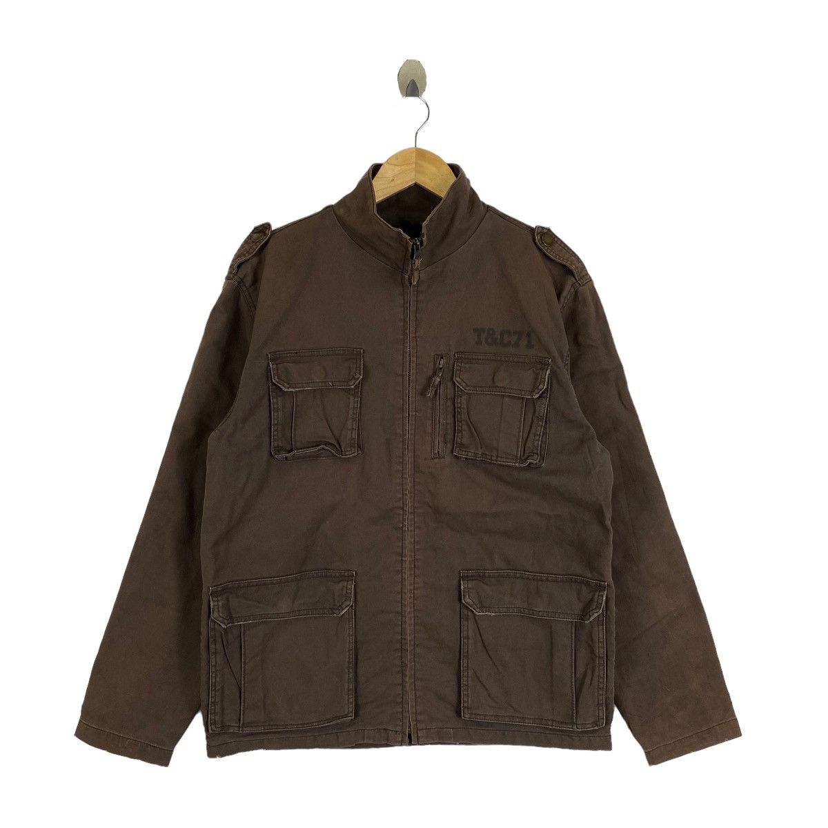 Vintage Vintage TOWN & COUNTRY Surf Designs Double Pocket Jacket Size US L / EU 52-54 / 3 - 1 Thumbnail