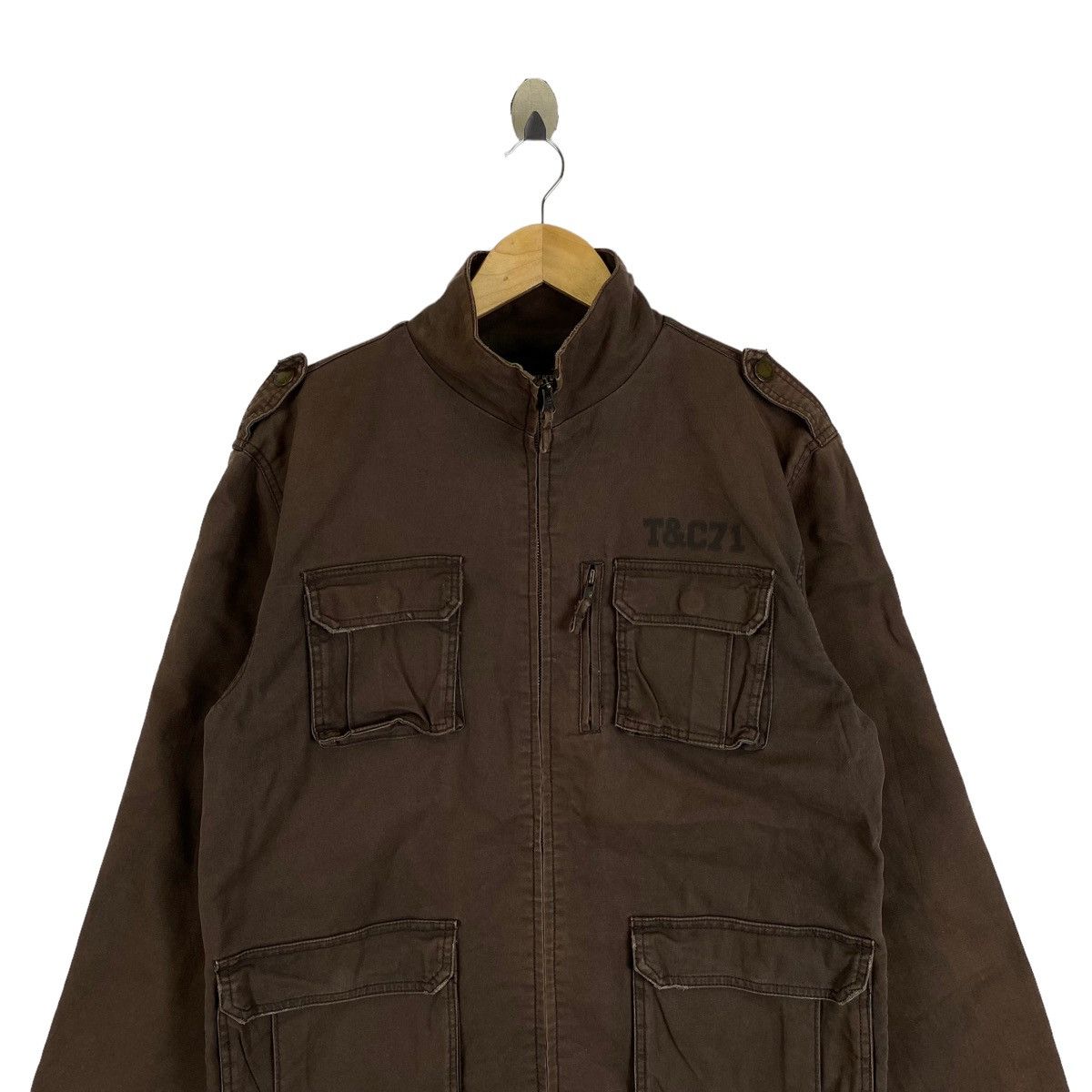 Vintage Vintage TOWN & COUNTRY Surf Designs Double Pocket Jacket Size US L / EU 52-54 / 3 - 5 Thumbnail