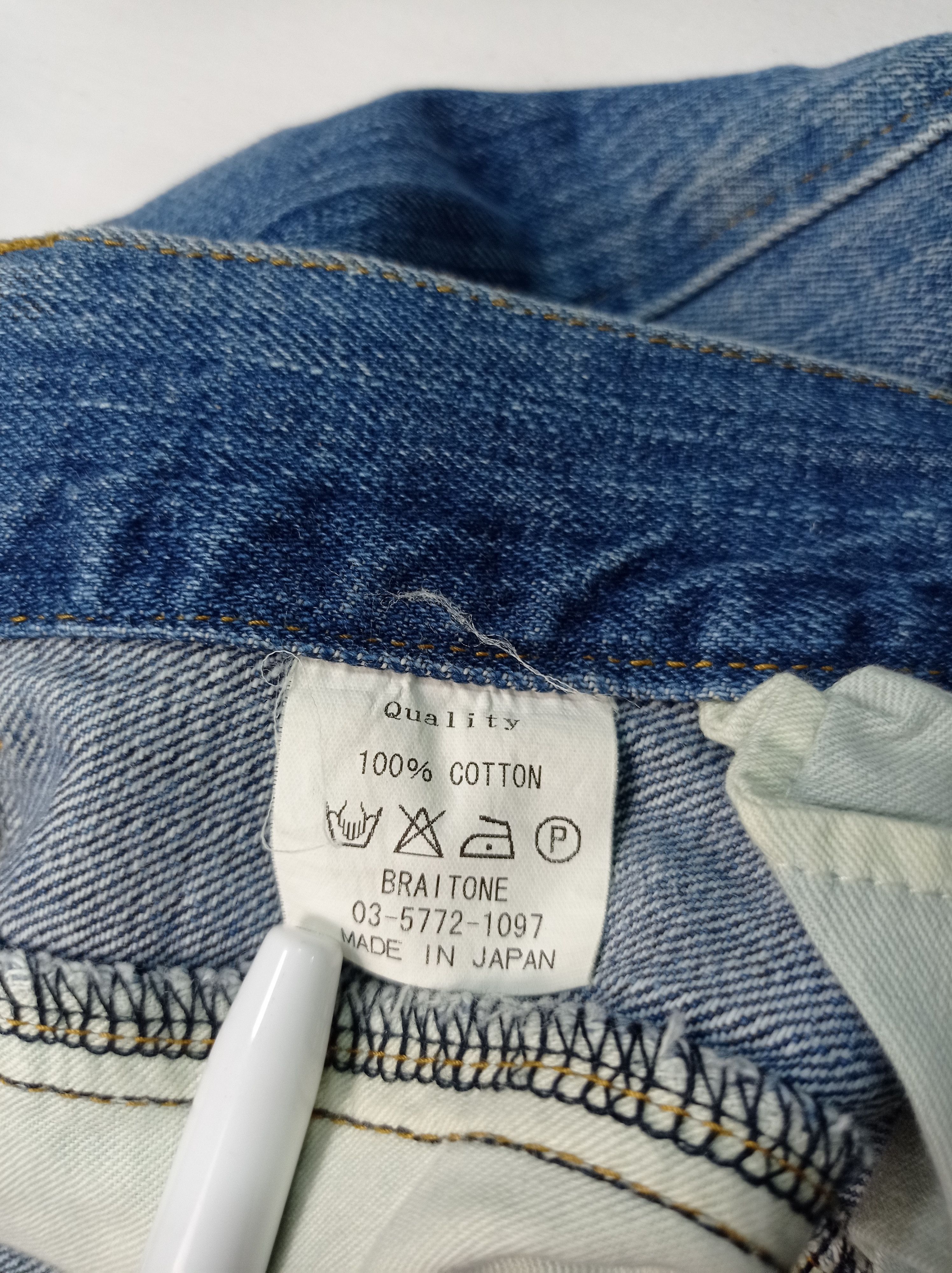Japanese Brand Braiton Jeans Pants Size US 36 / EU 52 - 5 Thumbnail