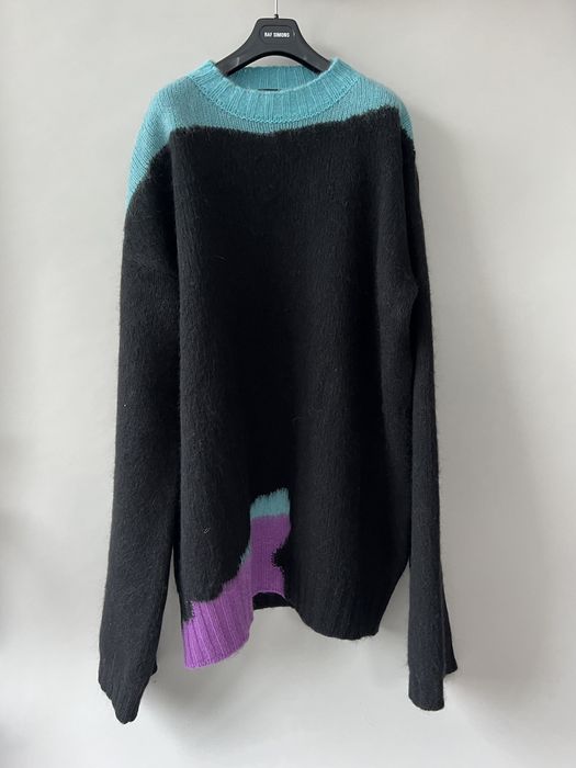 買い誠実 RAF SIMONS Oversized Boiled Knit Sweater ニット/セーター