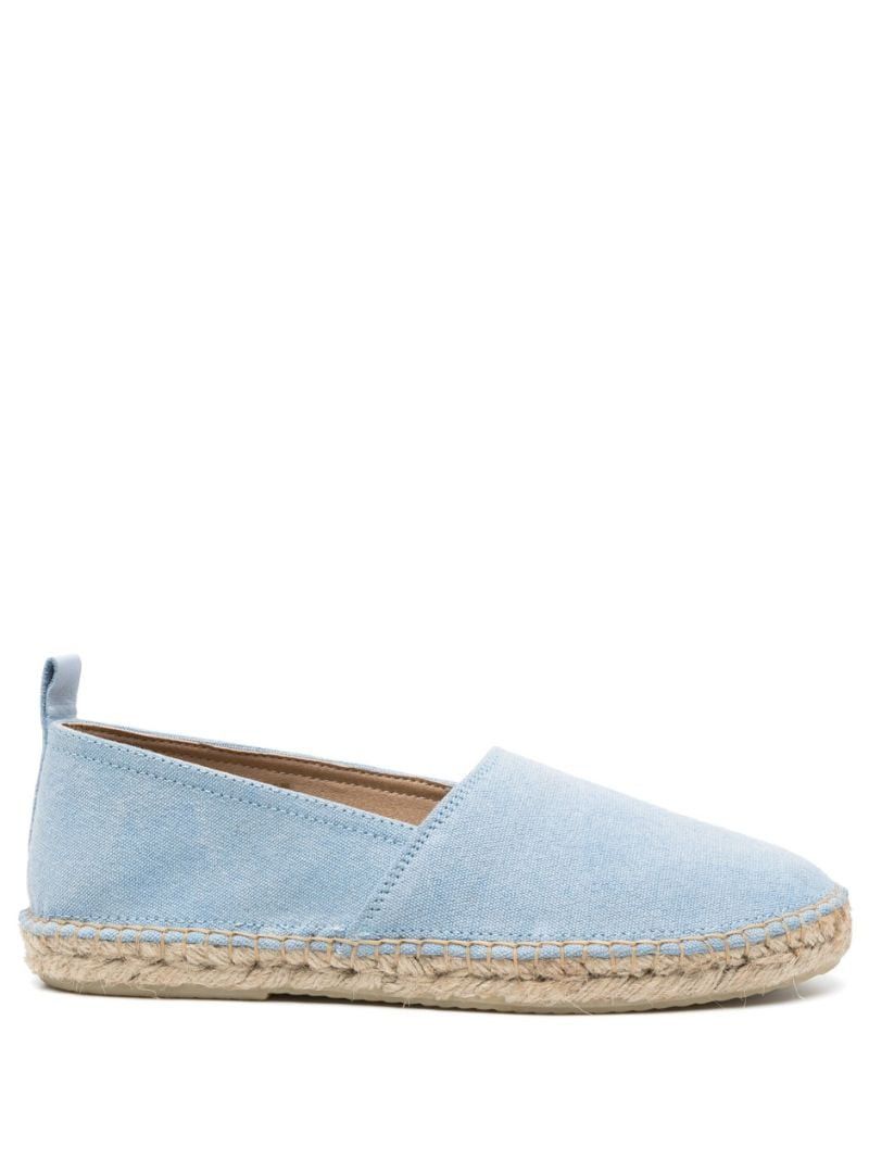 Blue Helio Canvas Espadrilles