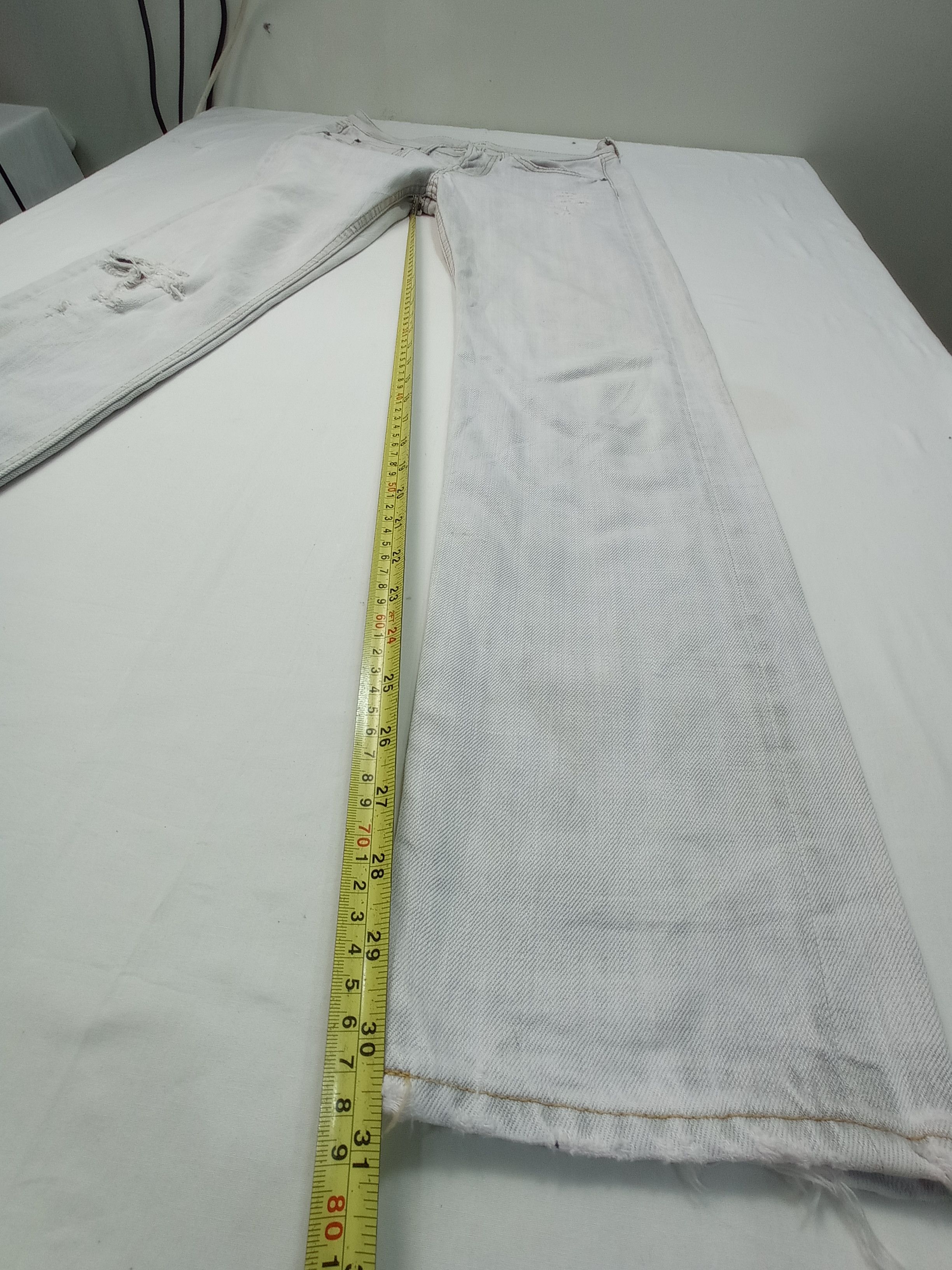 Japanese Brand DMG Distressed Jeans Pants Size US 28 / EU 44 - 16 Thumbnail