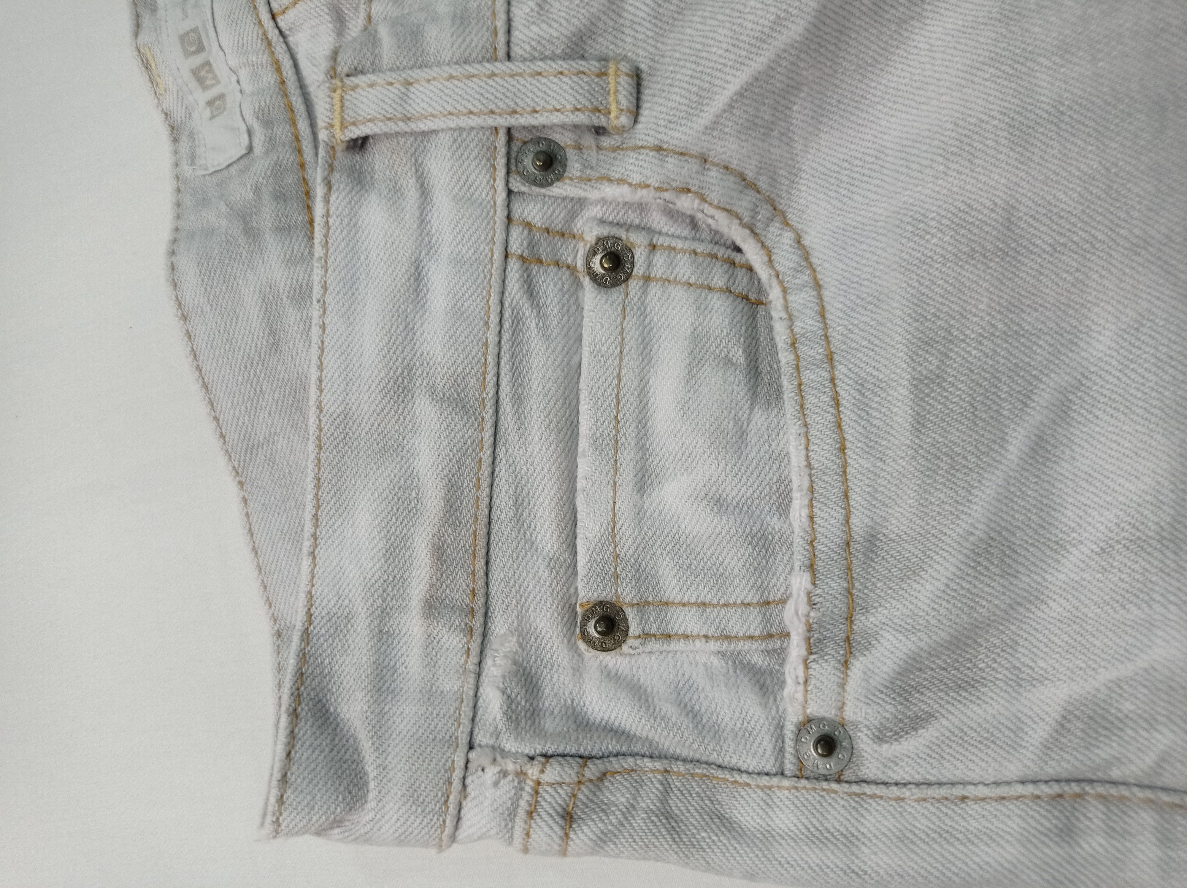 Japanese Brand DMG Distressed Jeans Pants Size US 28 / EU 44 - 6 Thumbnail