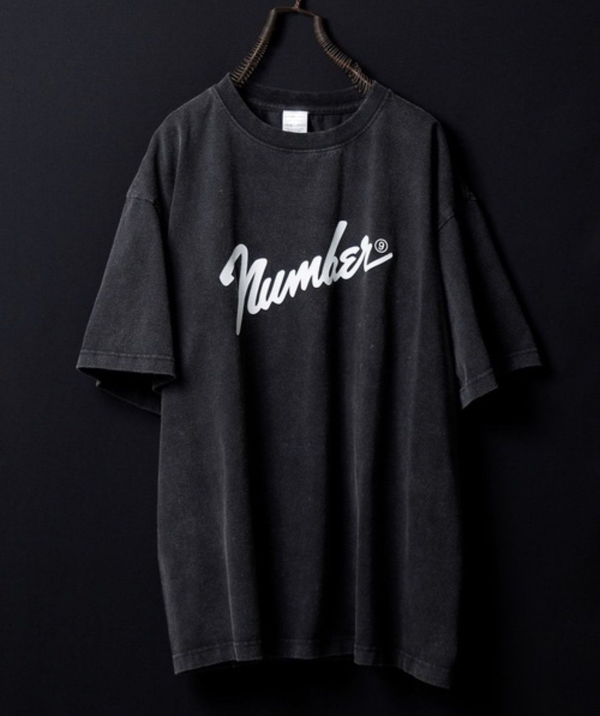 image of Number N Ine Number Nine Powder Breach Tee Size 4 in Black, Men's