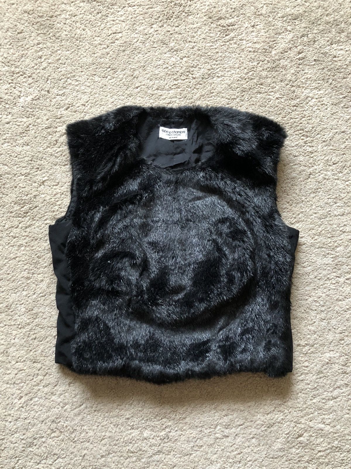 Comme des Garcons × Comme des Garcons Homme Plus × Junya Watanabe 1997 Comme des Garcons Wool Furry Vest Size S / US 4 / IT 40 - 1 Thumbnail