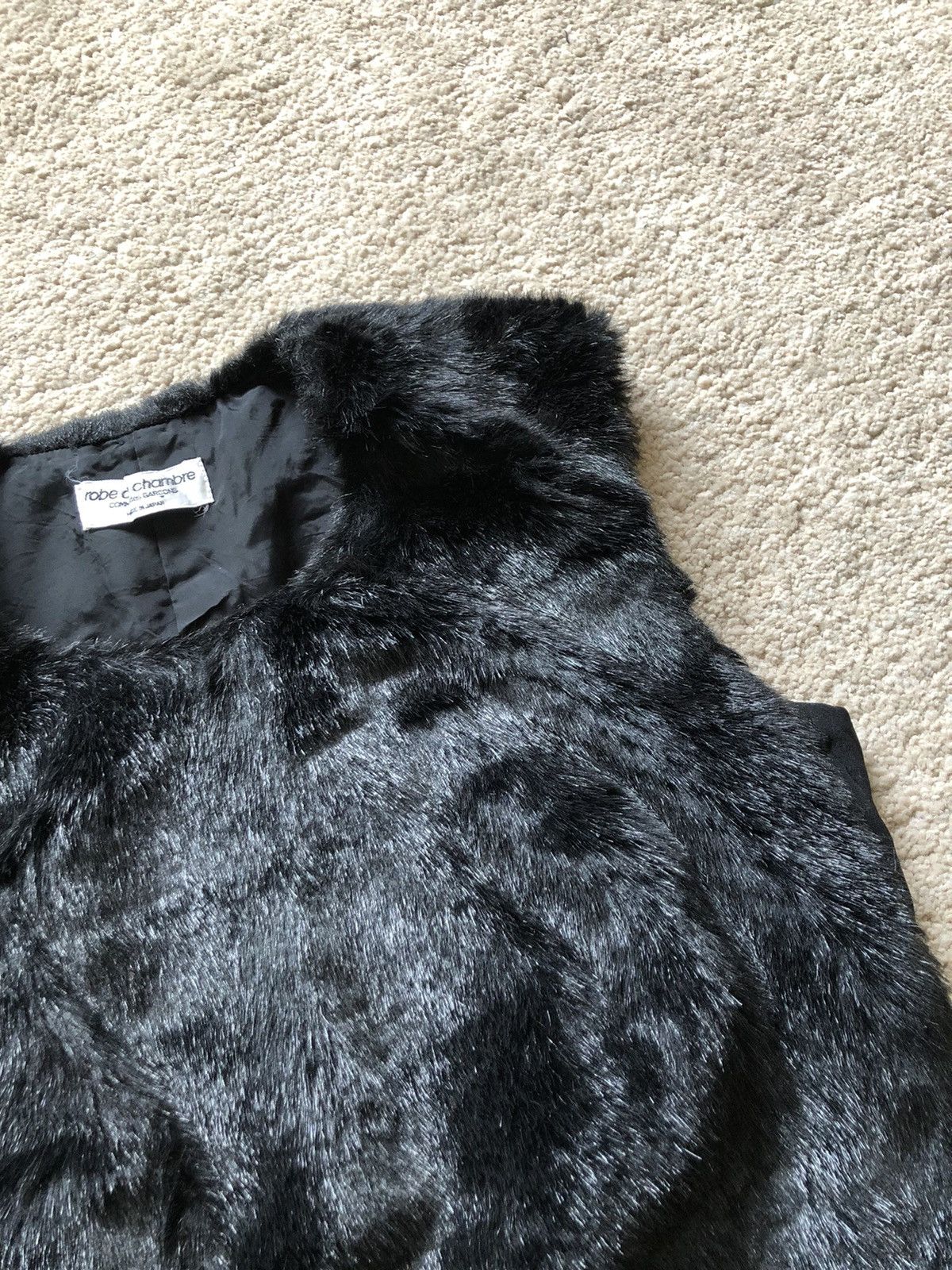 Comme des Garcons × Comme des Garcons Homme Plus × Junya Watanabe 1997 Comme des Garcons Wool Furry Vest Size S / US 4 / IT 40 - 2 Thumbnail
