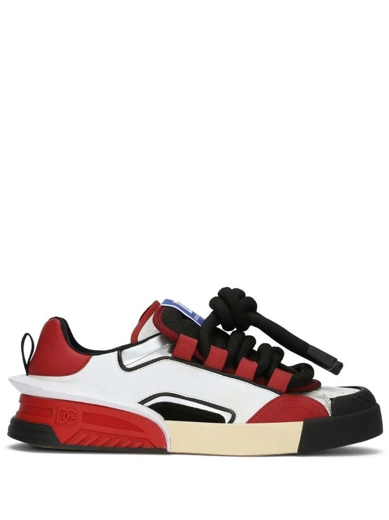 White Portofino Colourblock Sneakers