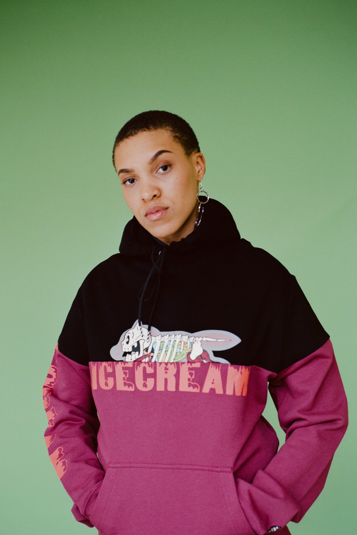 Billionaire Boys Club *NoTariff SS19 BBC Icecream Splitted Hoodie Size US M / EU 48-50 / 2 - 4 Thumbnail