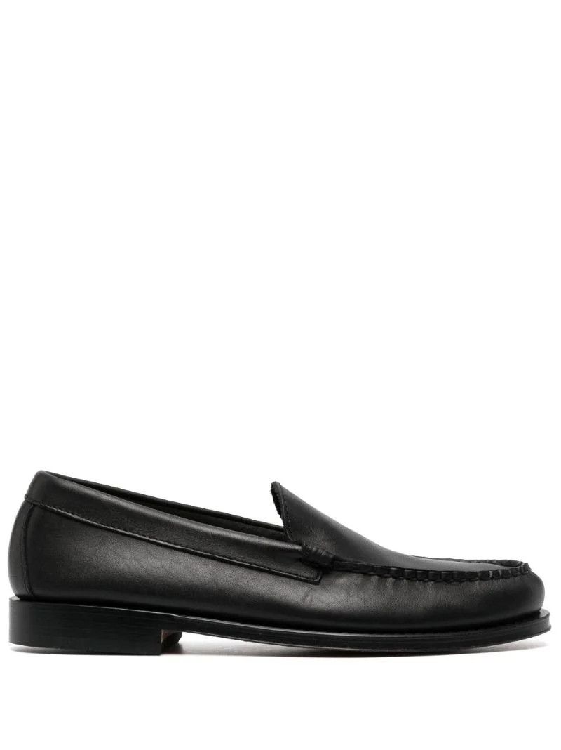 Black Weejuns Leather Loafers