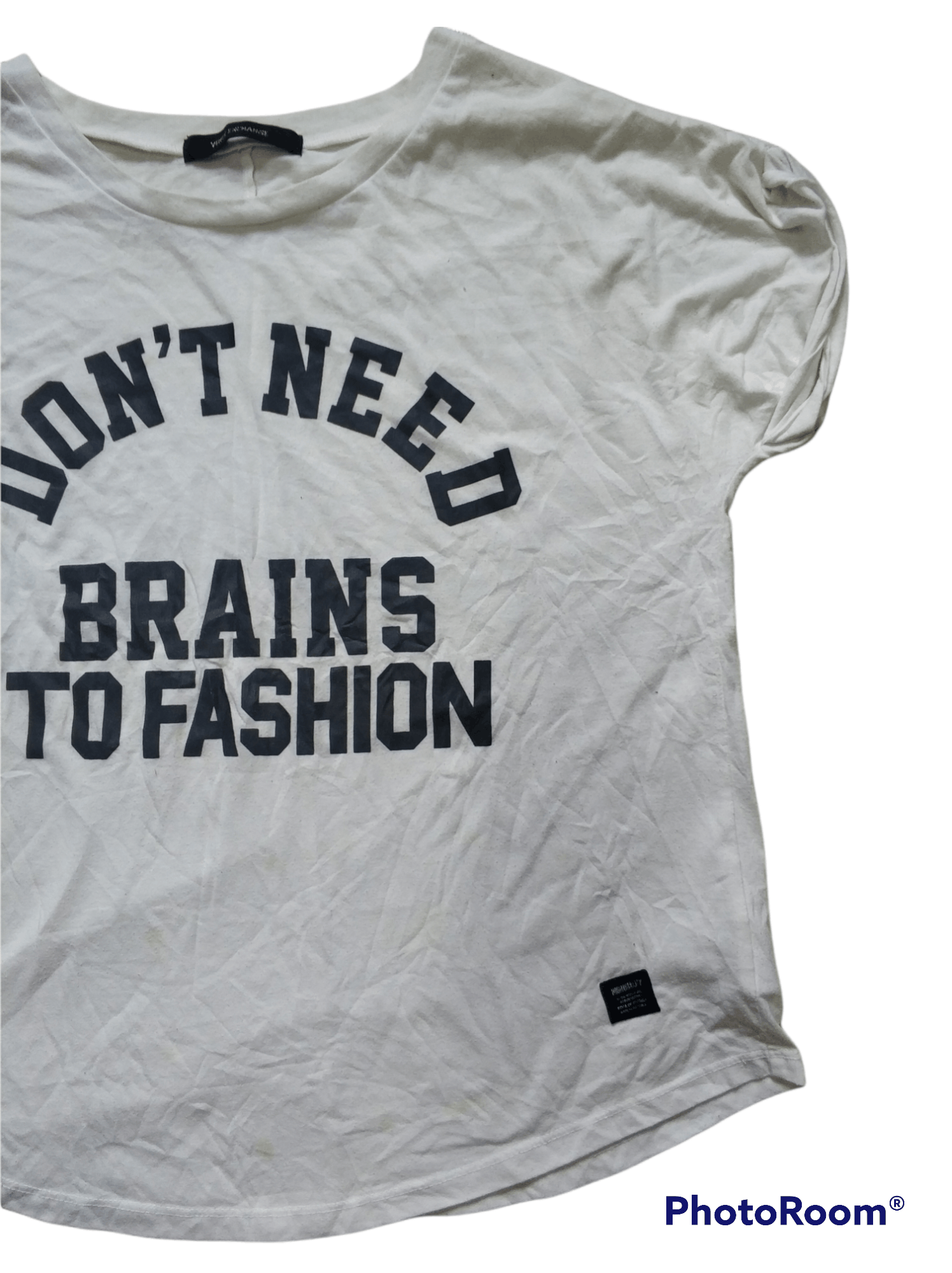 Other 🔥Vence Exchange Dont Need Brain To Fashion Tees Size M / US 6-8 / IT 42-44 - 2 Thumbnail