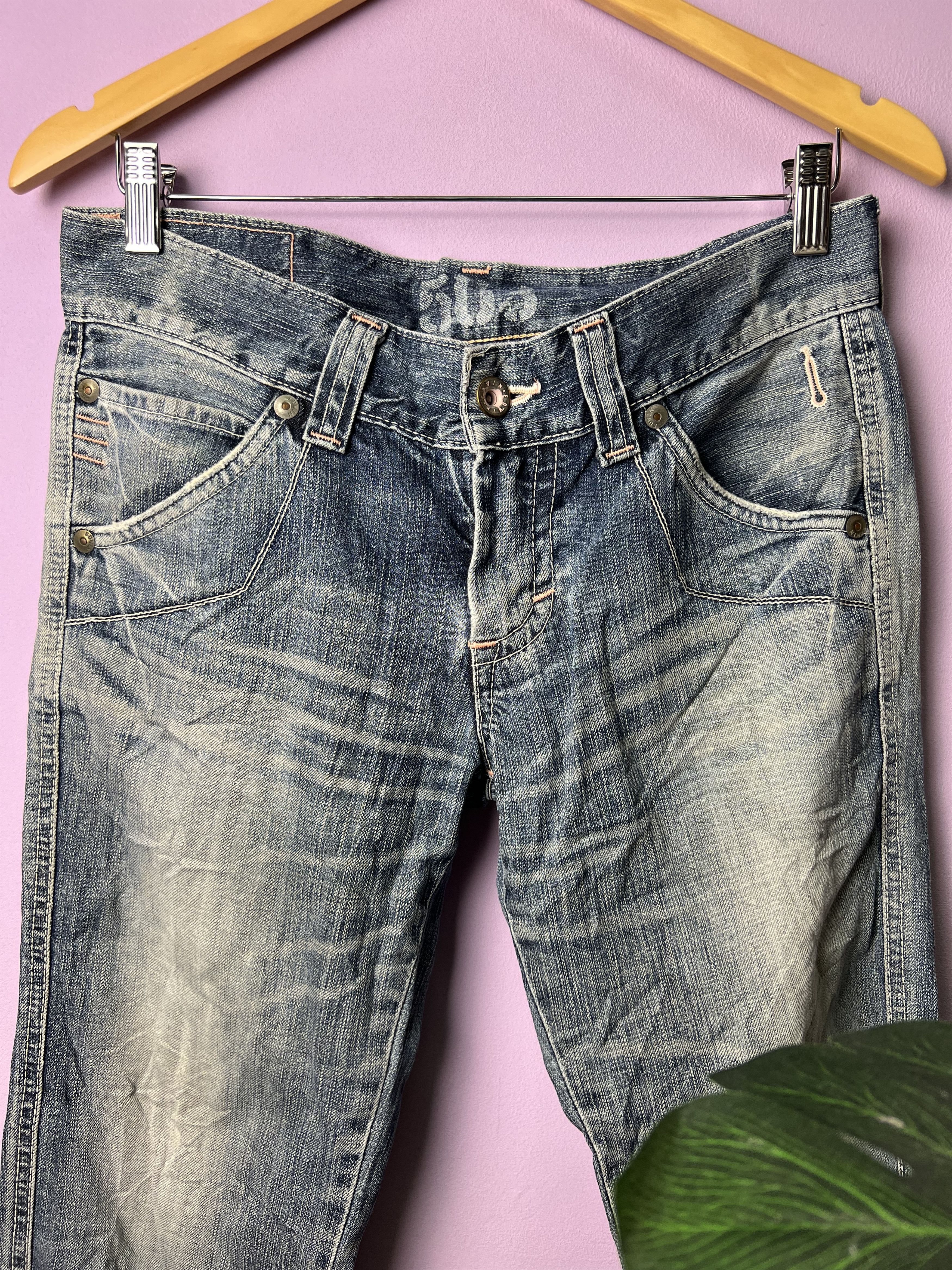 Edwin 🔥Vintage Edwin 503 Blue Trip Distressed Denim Size US 32 / EU 48 - 4 Thumbnail