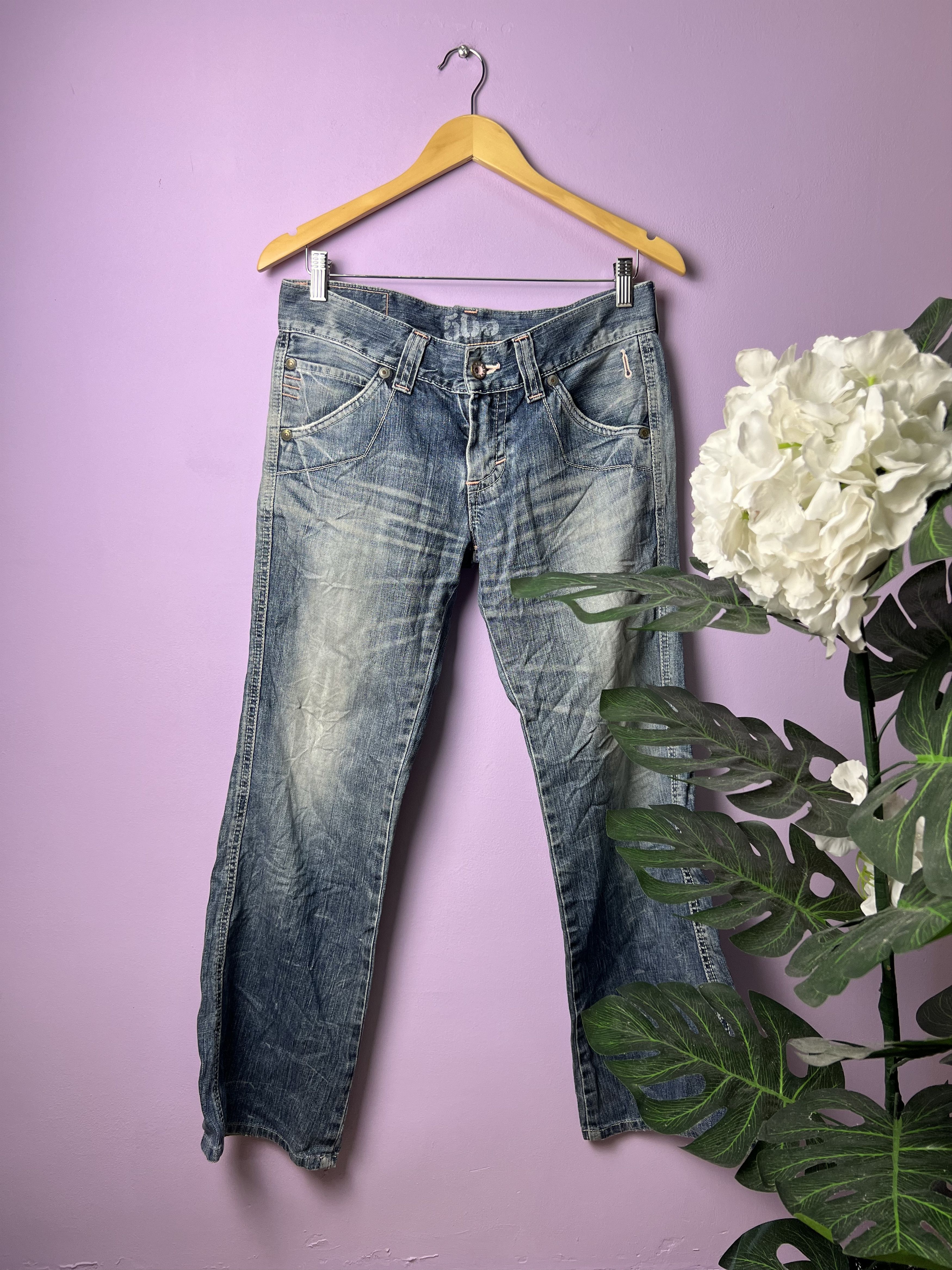🔥Vintage Edwin 503 Blue Trip Distressed Denim
