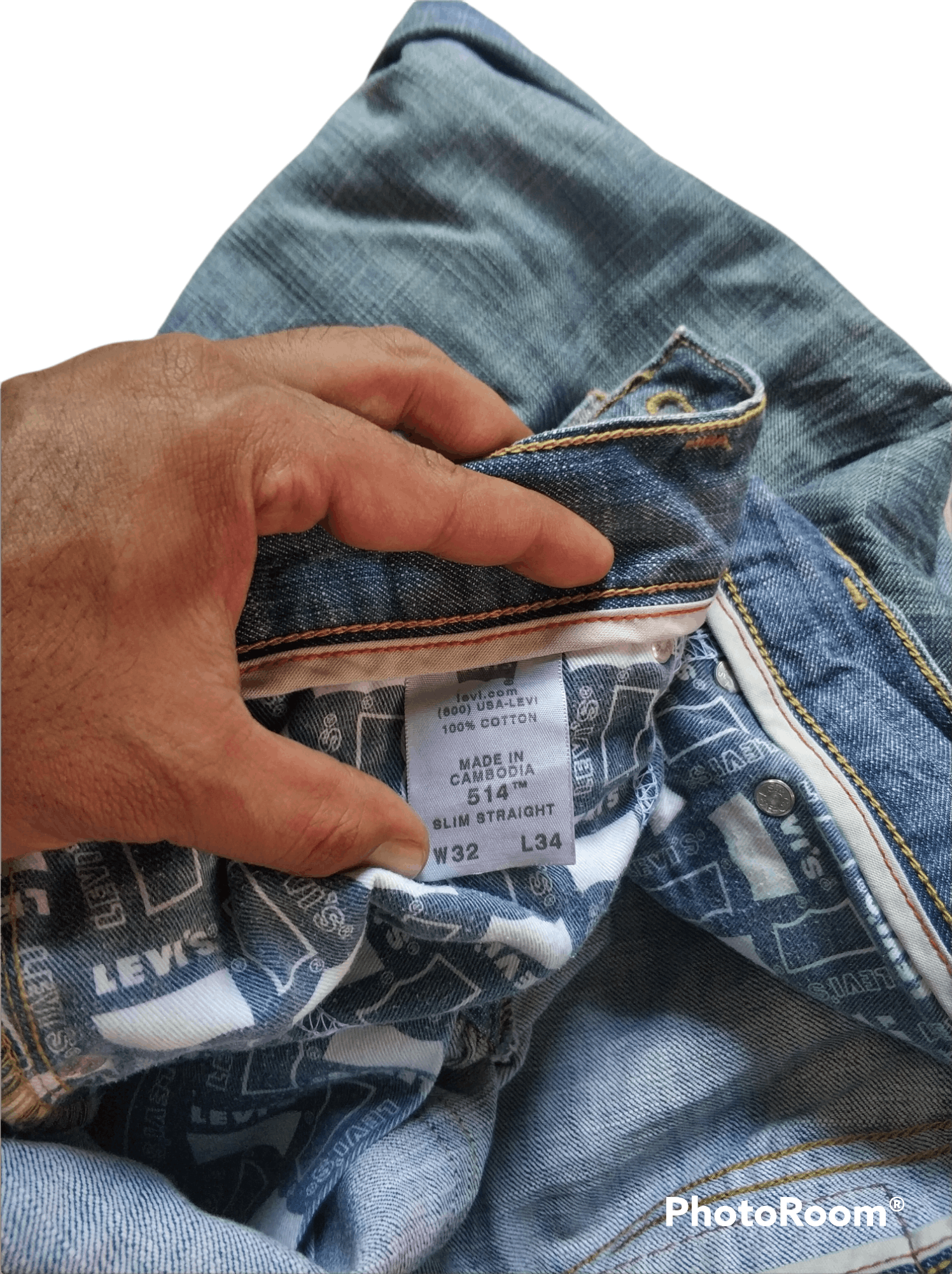 Levi's 🔥Vintage Levis 524 Slim Straight Denim Size US 33 - 9 Thumbnail