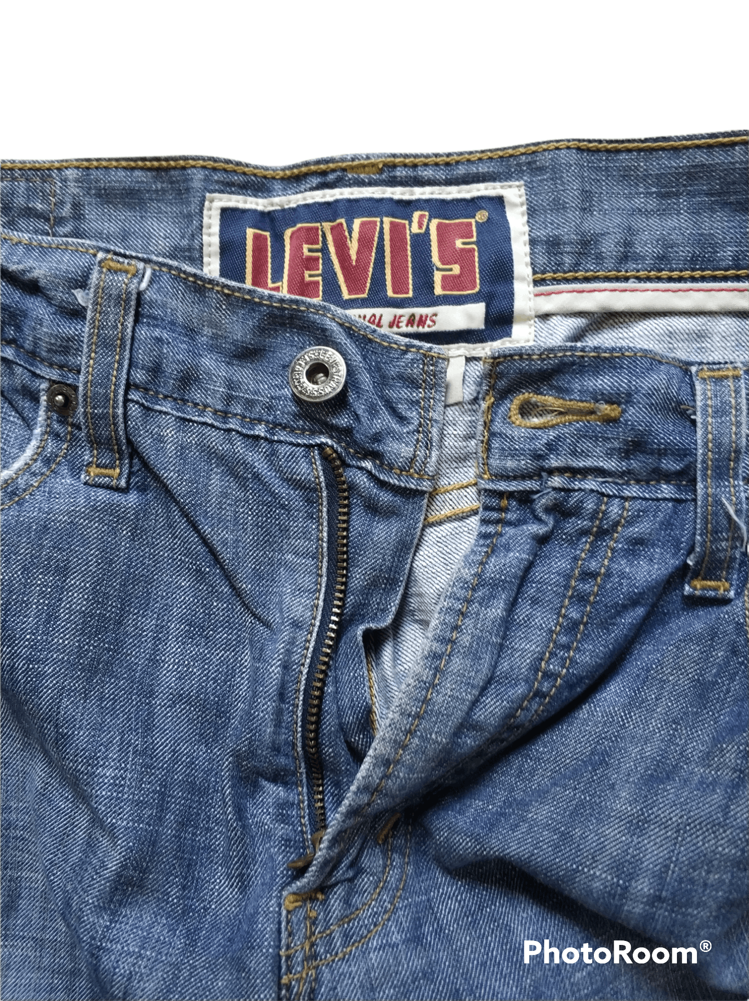 Levi's 🔥Vintage Levis 524 Slim Straight Denim Size US 33 - 7 Thumbnail