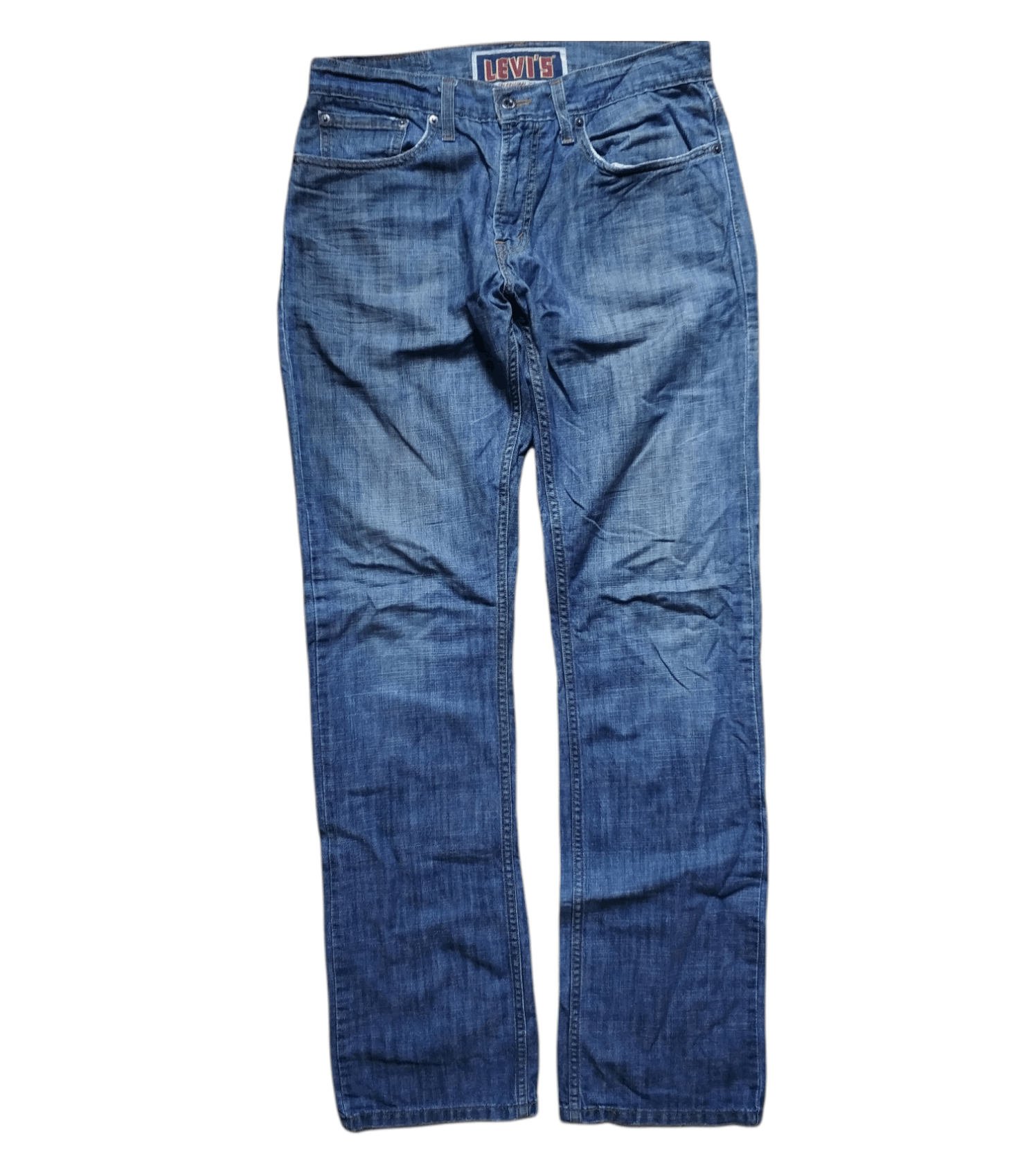 Levi's 🔥Vintage Levis 524 Slim Straight Denim Size US 33 - 3 Thumbnail