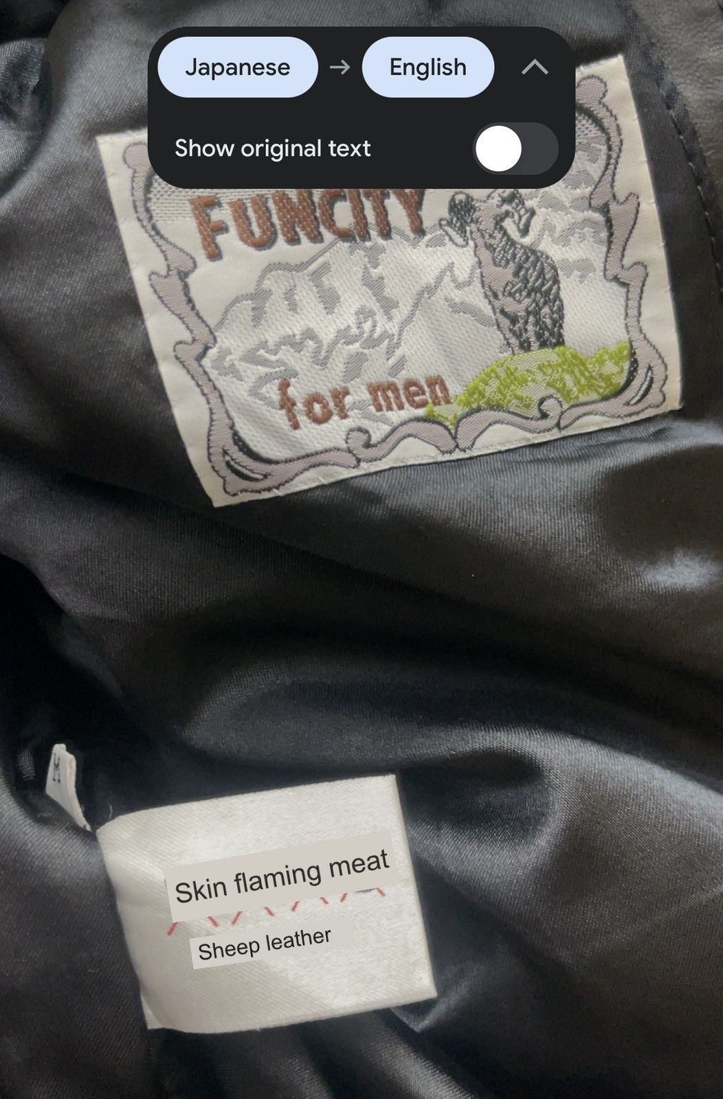 Vintage Vintage Black Sheep Leather Bomber Jacket Size US M / EU 48-50 / 2 - 11 Thumbnail