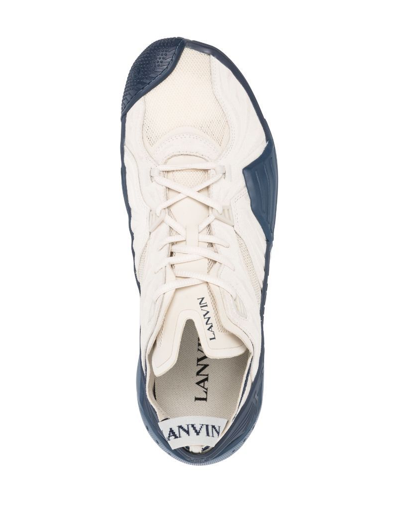 White Flash-X Low-Top Sneakers