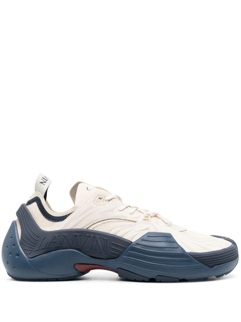 White Flash-X Low-Top Sneakers