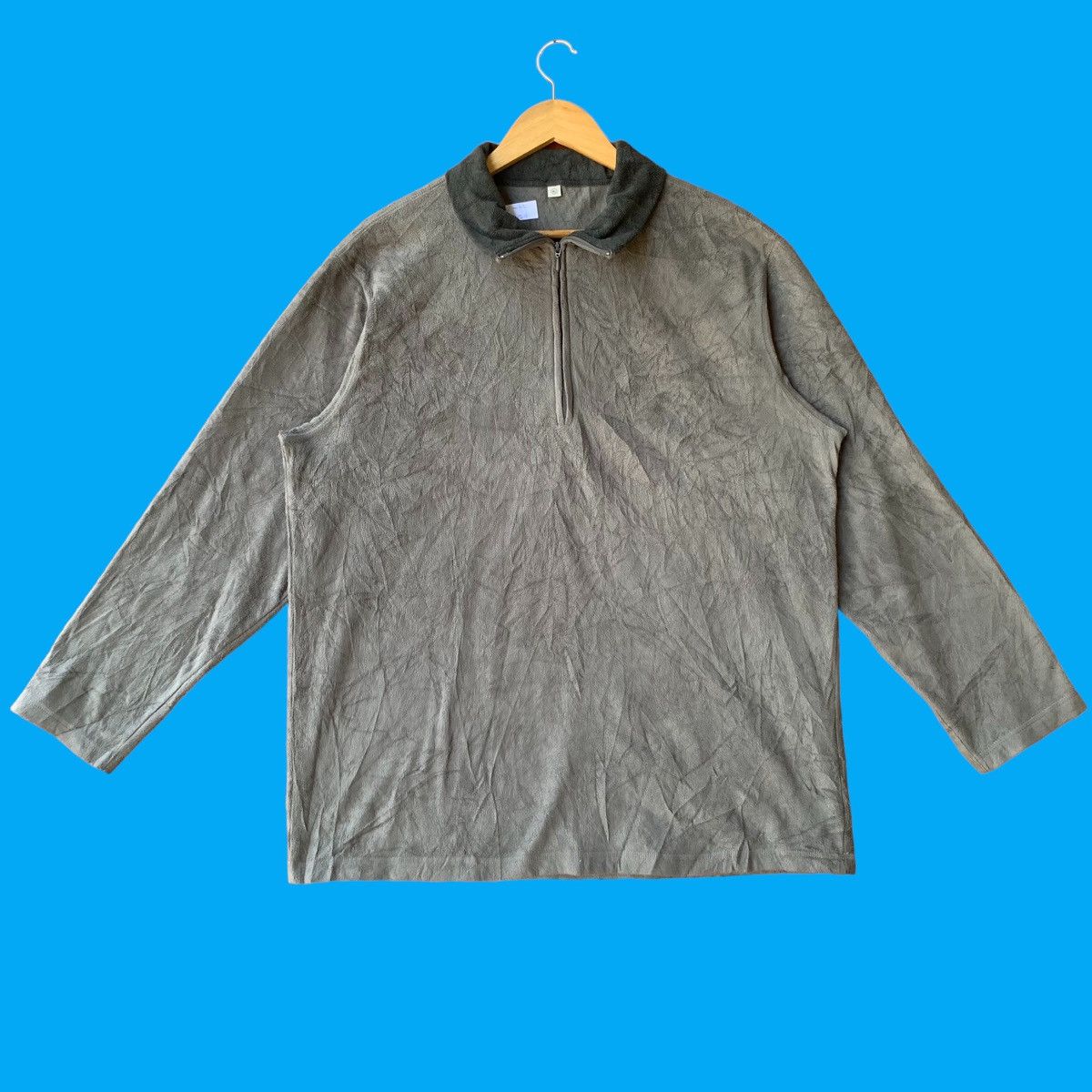 Japanese Brand × Uniqlo × Vintage Uniqlo fleece sherpa pullover sweater Size US XL / EU 56 / 4 - 1 Thumbnail