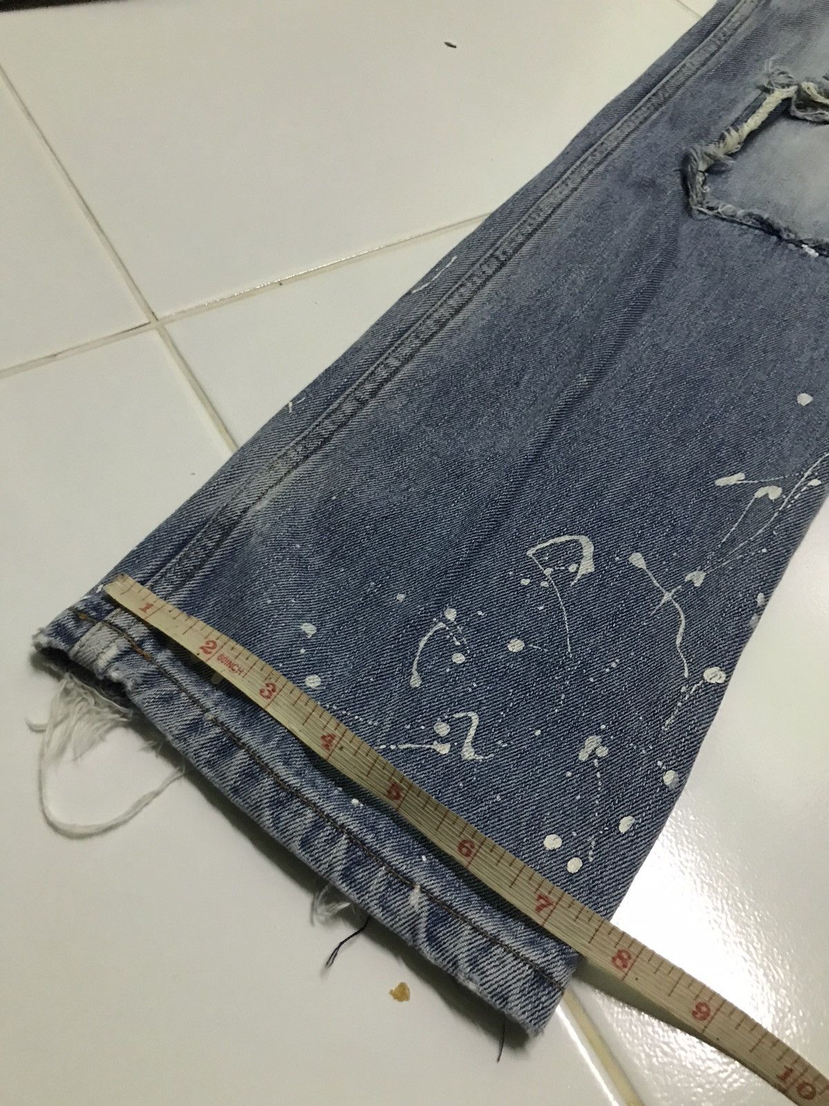 Japanese Brand Men batsu patchwork jeans Size US 30 / EU 46 - 9 Thumbnail
