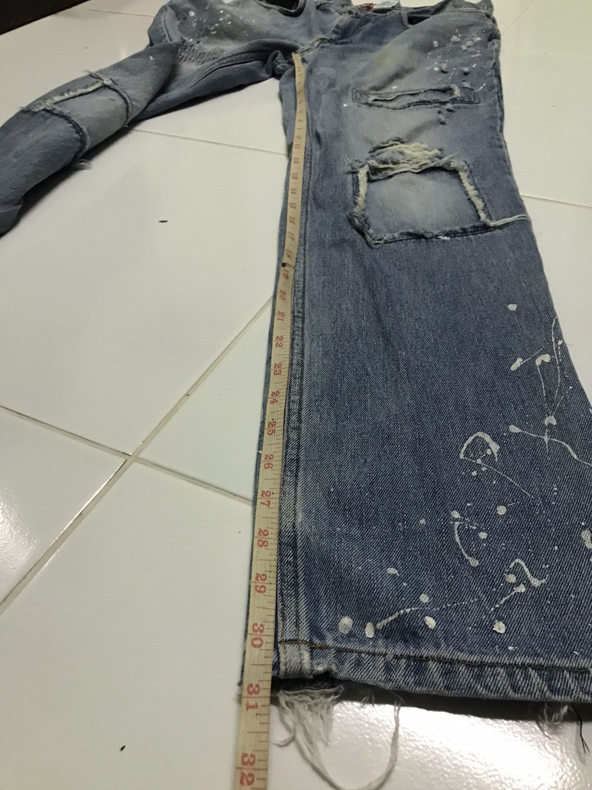 Japanese Brand Men batsu patchwork jeans Size US 30 / EU 46 - 10 Thumbnail