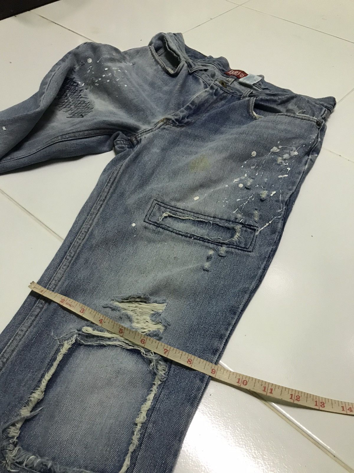 Japanese Brand Men batsu patchwork jeans Size US 30 / EU 46 - 11 Thumbnail