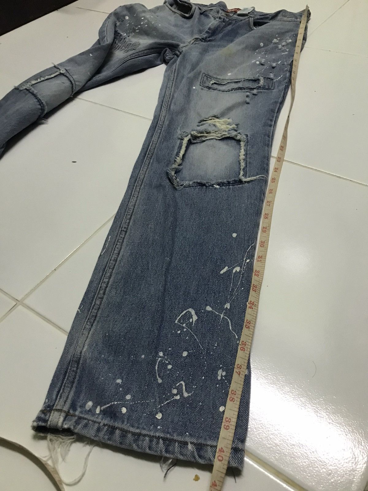Japanese Brand Men batsu patchwork jeans Size US 30 / EU 46 - 8 Thumbnail