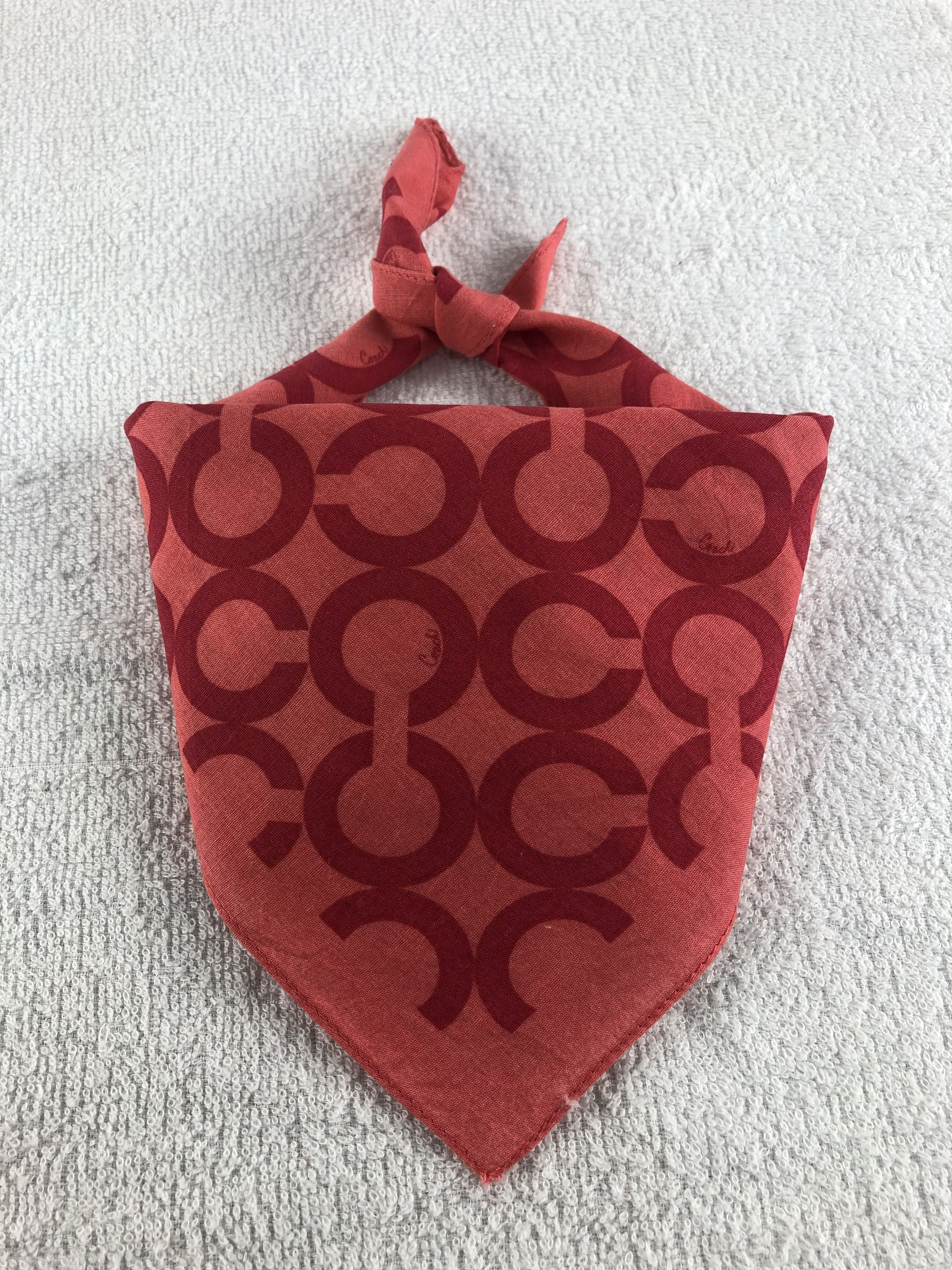 Coach Coach Monogram Handkerchief / Bandana / Neckerchief C051 Size ONE SIZE - 1 Thumbnail