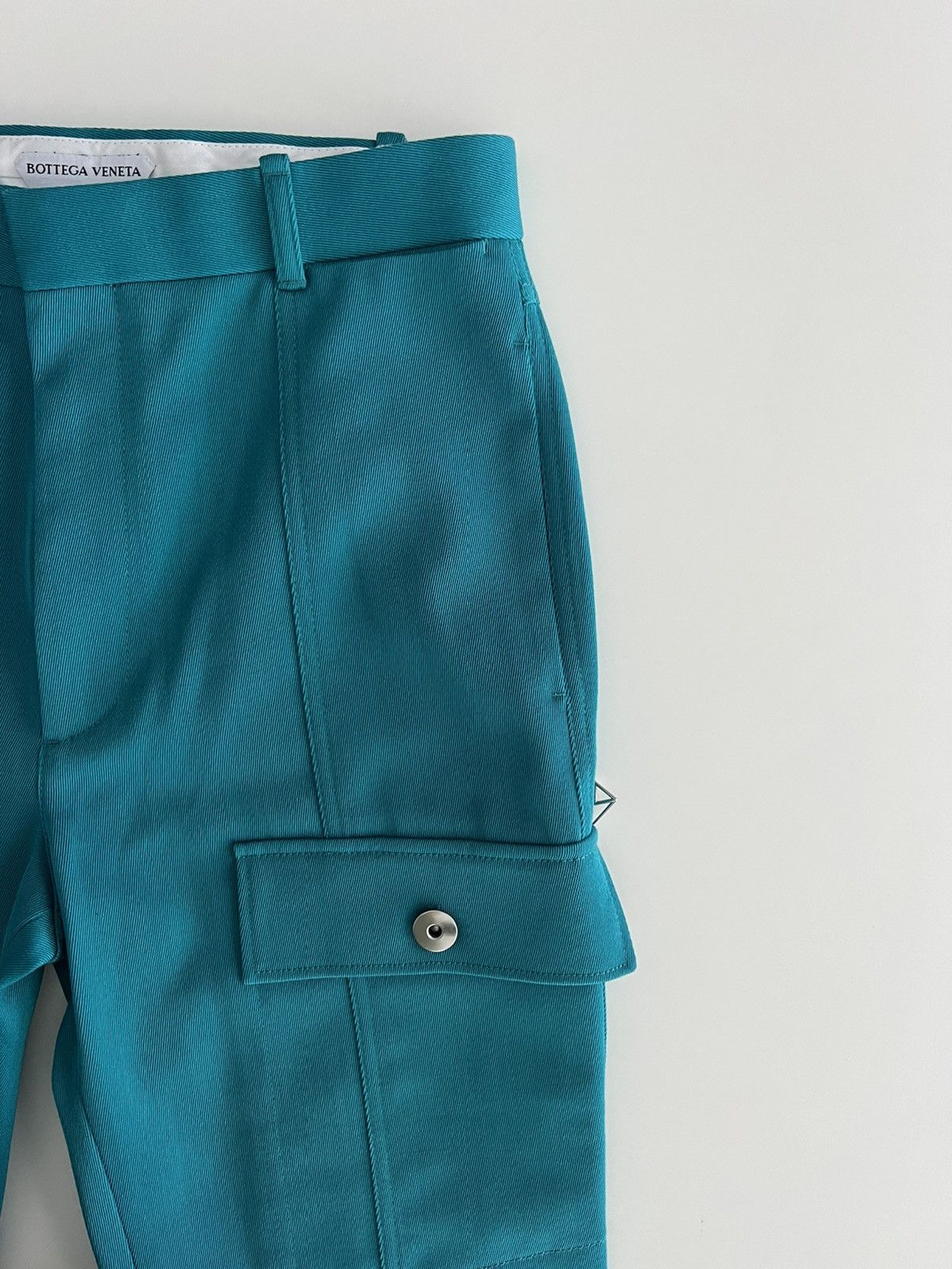 Bottega Veneta 🫐$2.1K VALUE🫐 Bottega Veneta Double Cavalry Wool Cargo Pants Size US 28 / EU 44 - 9 Thumbnail