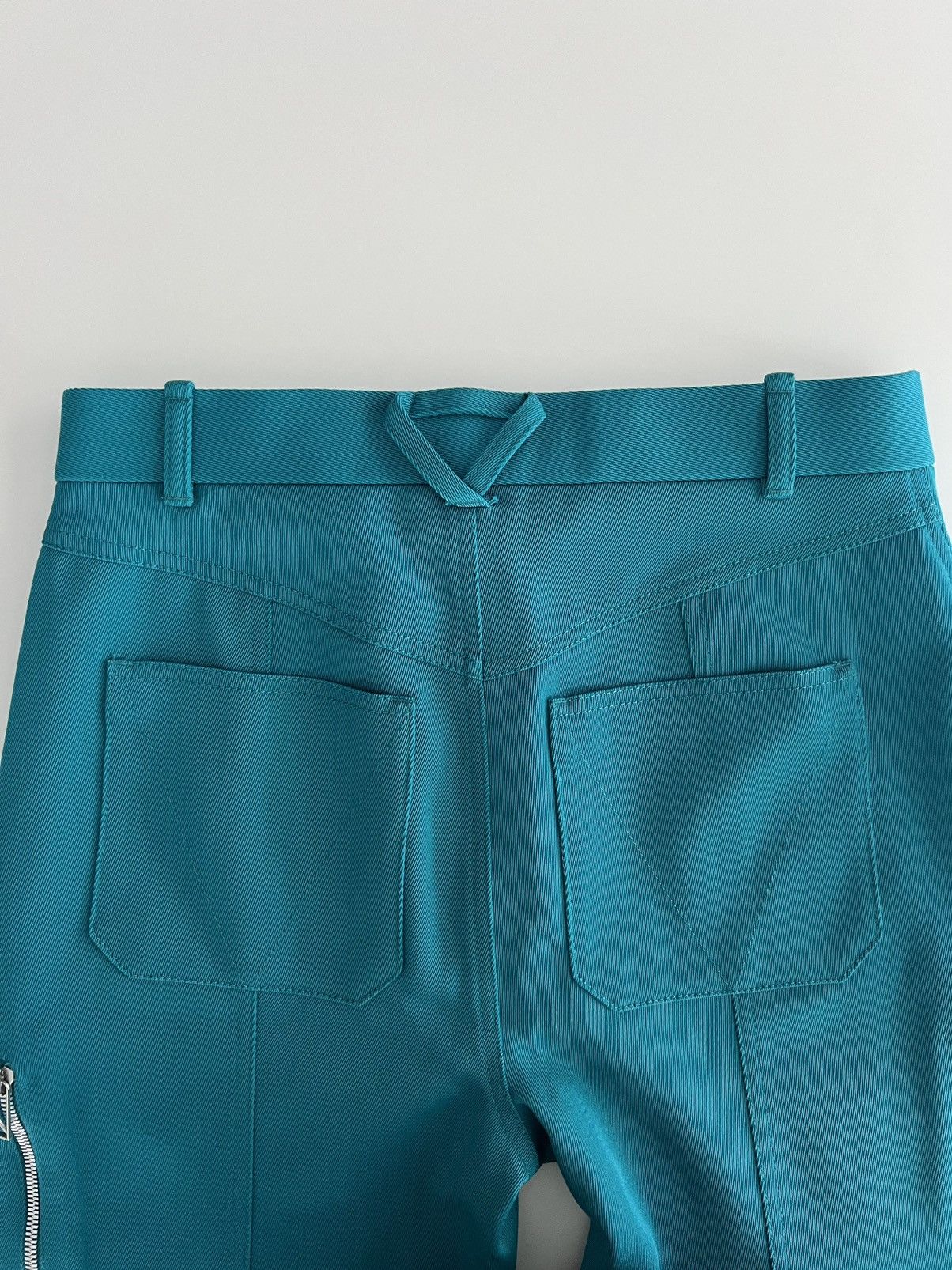 Bottega Veneta 🫐$2.1K VALUE🫐 Bottega Veneta Double Cavalry Wool Cargo Pants Size US 28 / EU 44 - 11 Thumbnail