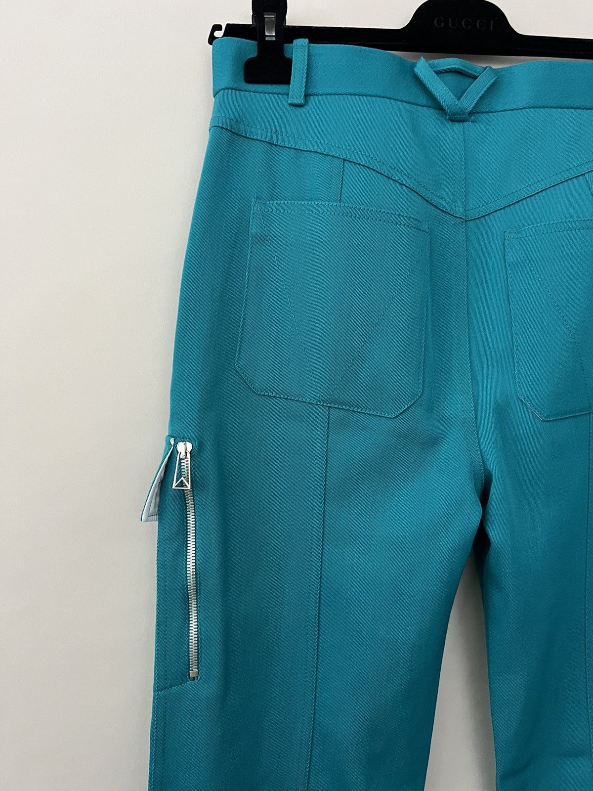 Bottega Veneta 🫐$2.1K VALUE🫐 Bottega Veneta Double Cavalry Wool Cargo Pants Size US 28 / EU 44 - 4 Thumbnail