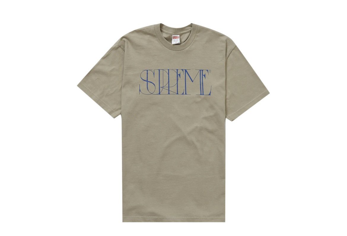Supreme Trademark Tee in Stone - Size: Large Size US L / EU 52-54 / 3 - 1 Preview
