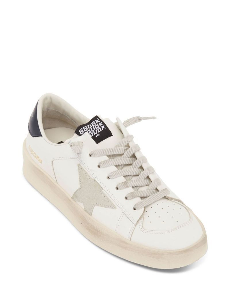 White Super-Star Leather Sneakers