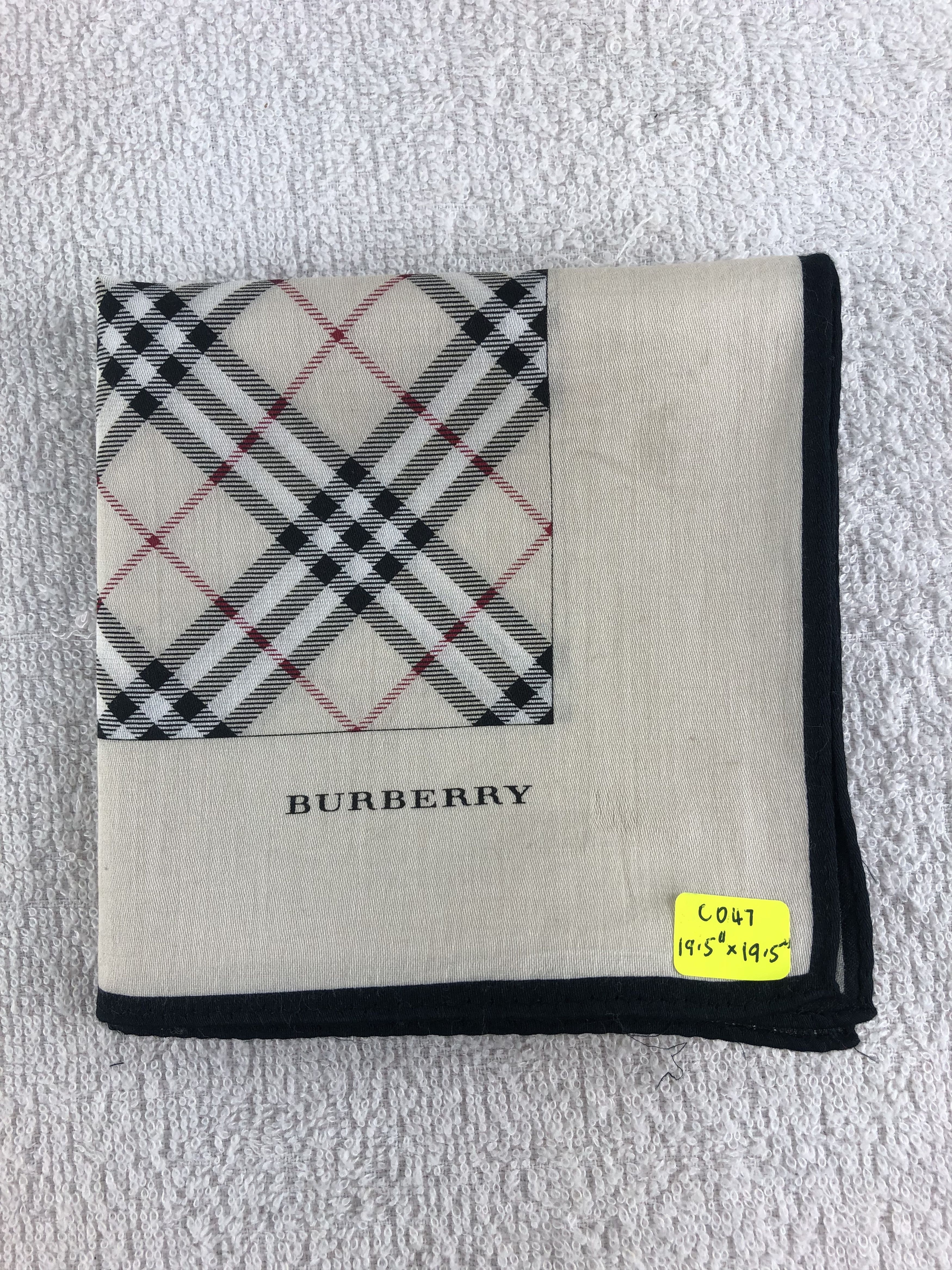 Burberry Burberry Handkerchief / Bandana / Neckerchief C047 Size ONE SIZE - 6 Thumbnail