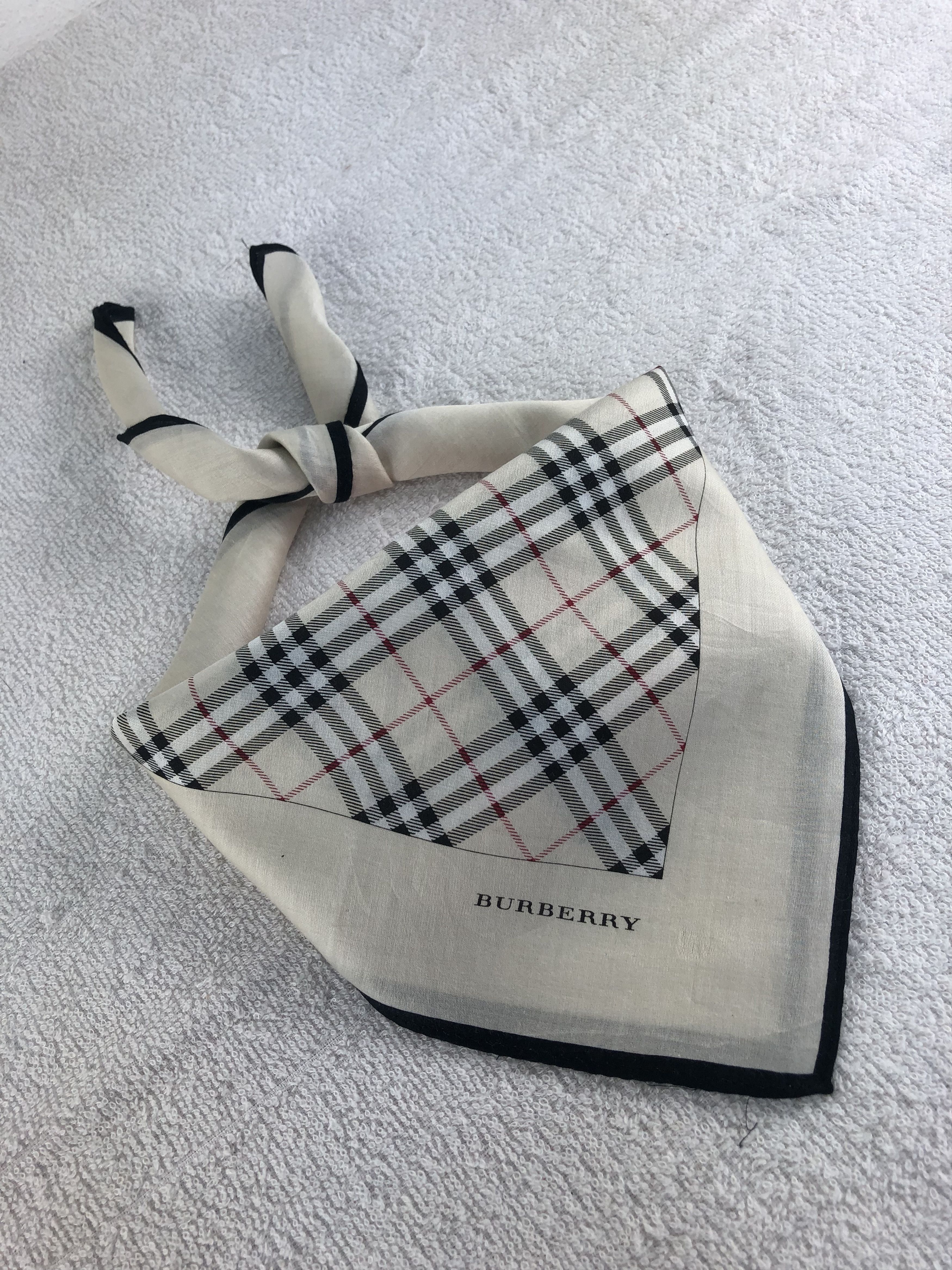 Burberry Burberry Handkerchief / Bandana / Neckerchief C047 Size ONE SIZE - 2 Thumbnail