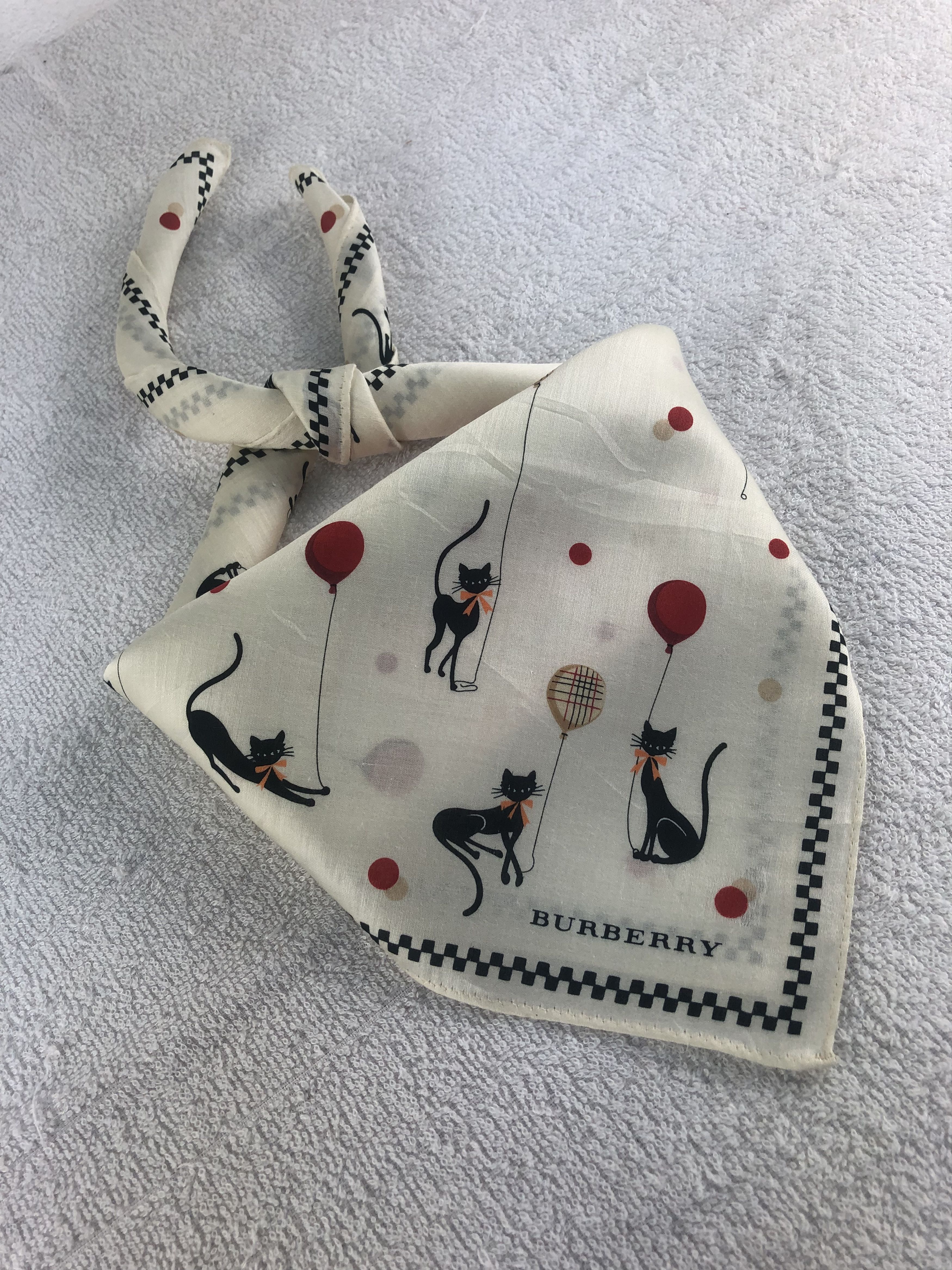Burberry Burberry Handkerchief / Bandana / Neckerchief C042 Size ONE SIZE - 2 Thumbnail