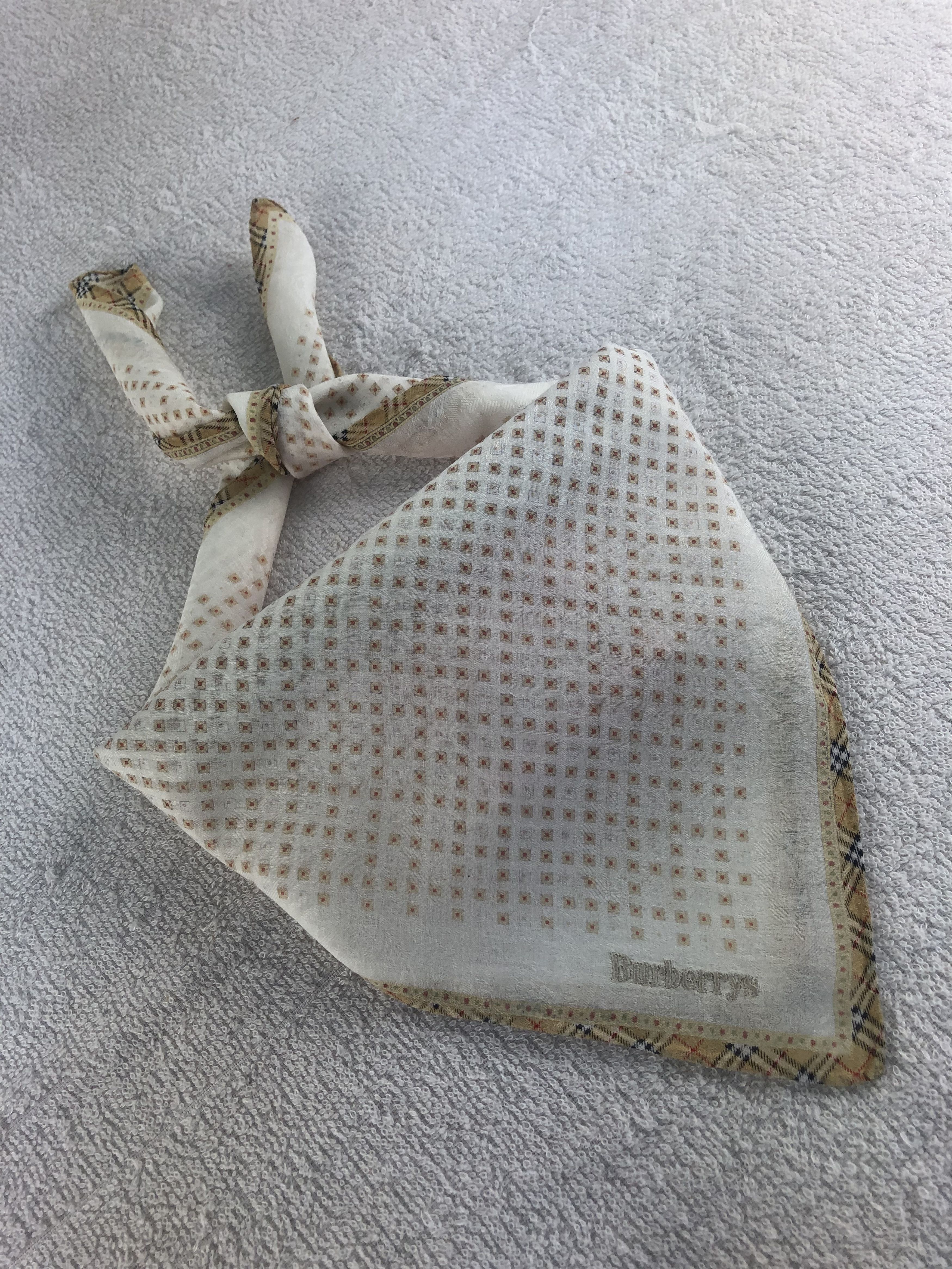 Burberry Burberry Handkerchief / Bandana / Neckerchief C040 Size ONE SIZE - 2 Thumbnail