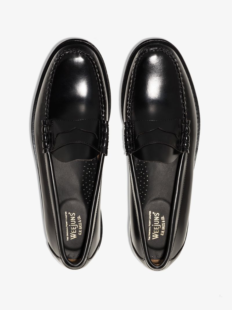 Black Weejuns '90s Larson Penny Loafers