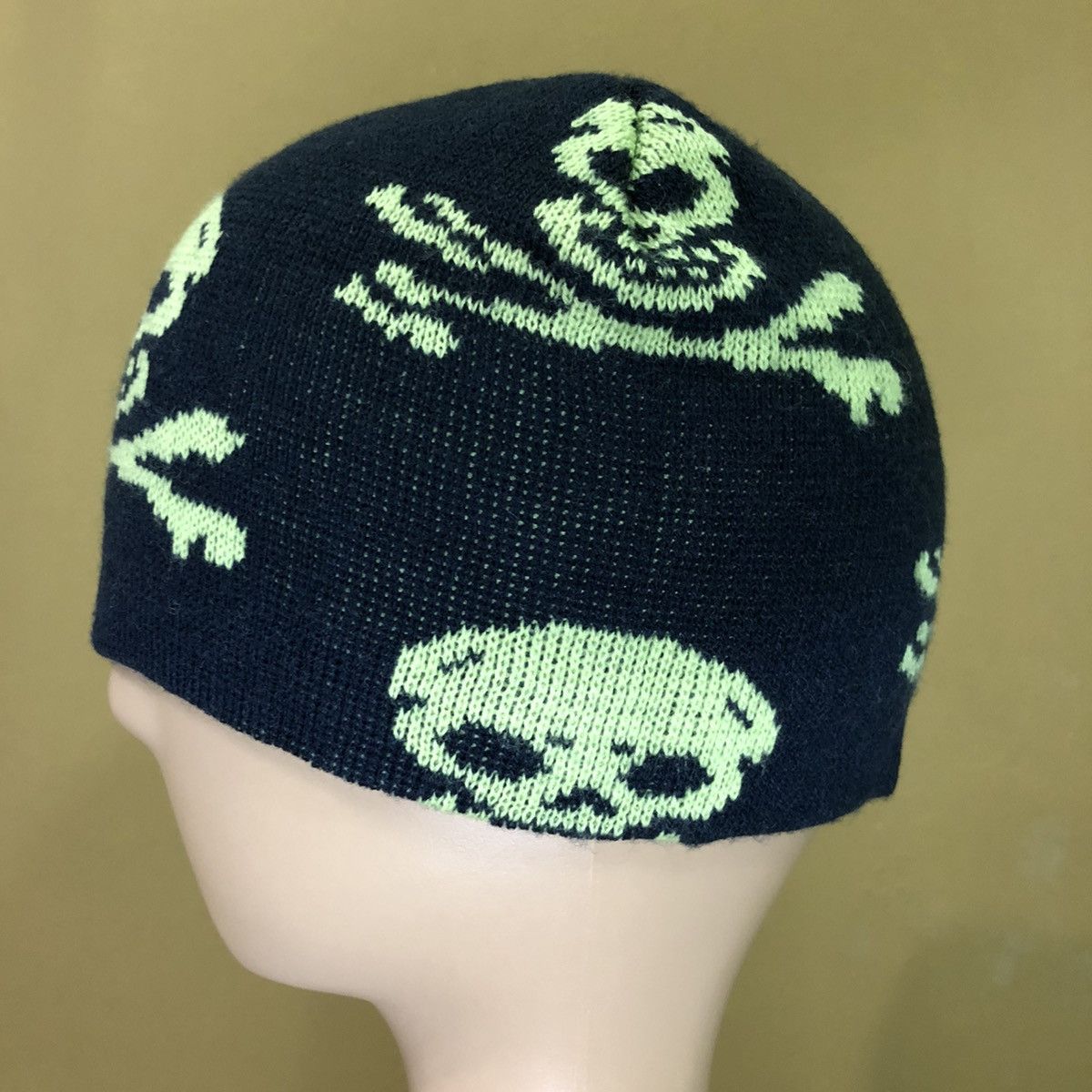 Japanese Brand Vintage Skull Beanie Hat Snow Cap Size ONE SIZE - 2 Thumbnail