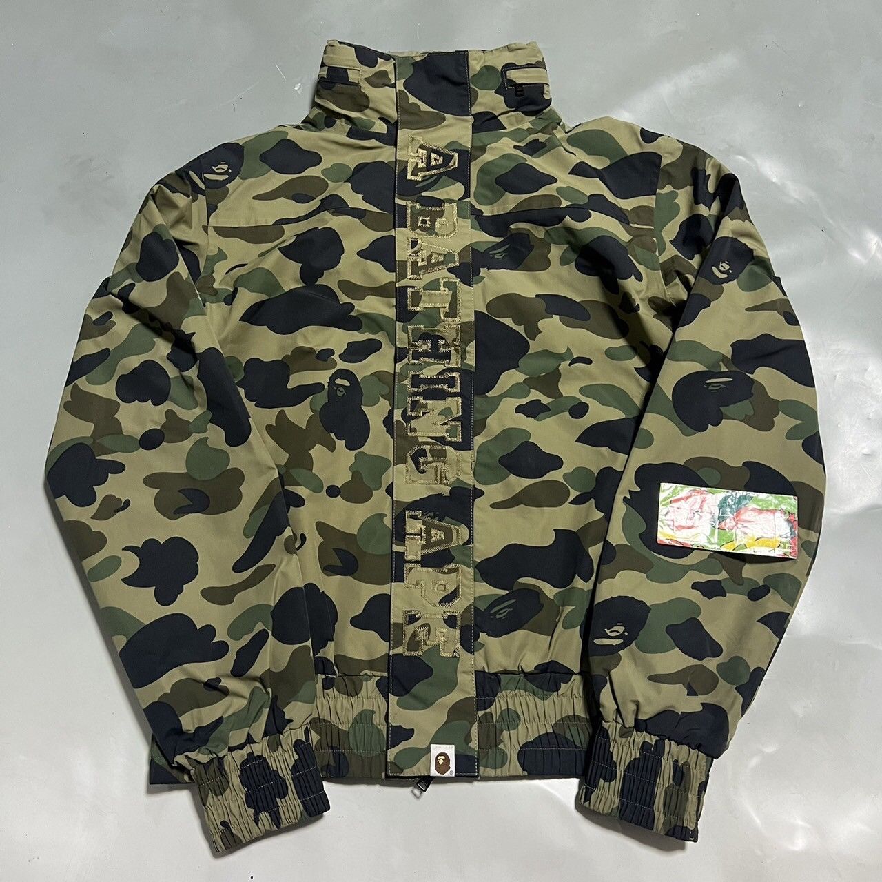 Bape BAPE GORE-TEX nylon jacket green camo | Grailed