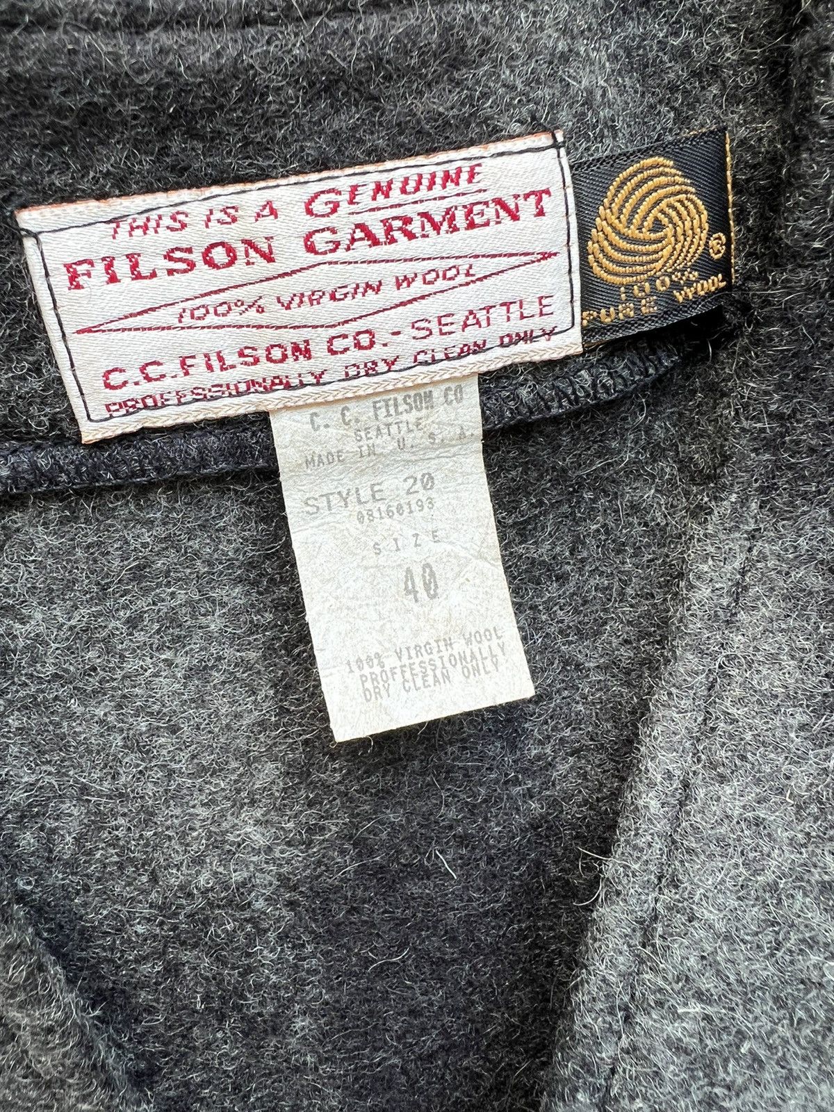 Filson Vintage 70s Filson Garment Virgin Wool Tartan Vest Size US M / EU 48-50 / 2 - 9 Thumbnail