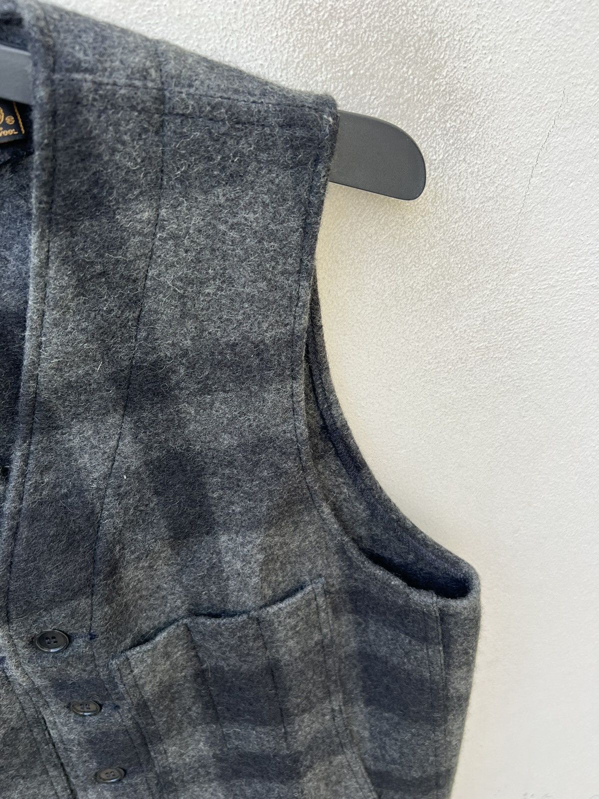 Filson Vintage 70s Filson Garment Virgin Wool Tartan Vest Size US M / EU 48-50 / 2 - 2 Thumbnail